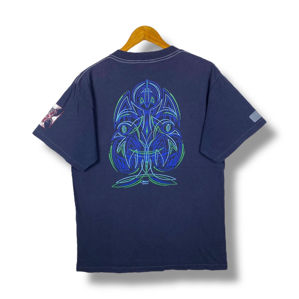 Band Tees × Vintage Vintage 90's OKUDA TAMIO Wild Journey 2 Mooneyes Tribal Size US L / EU 52-54 / 3 - 1 Thumbnail