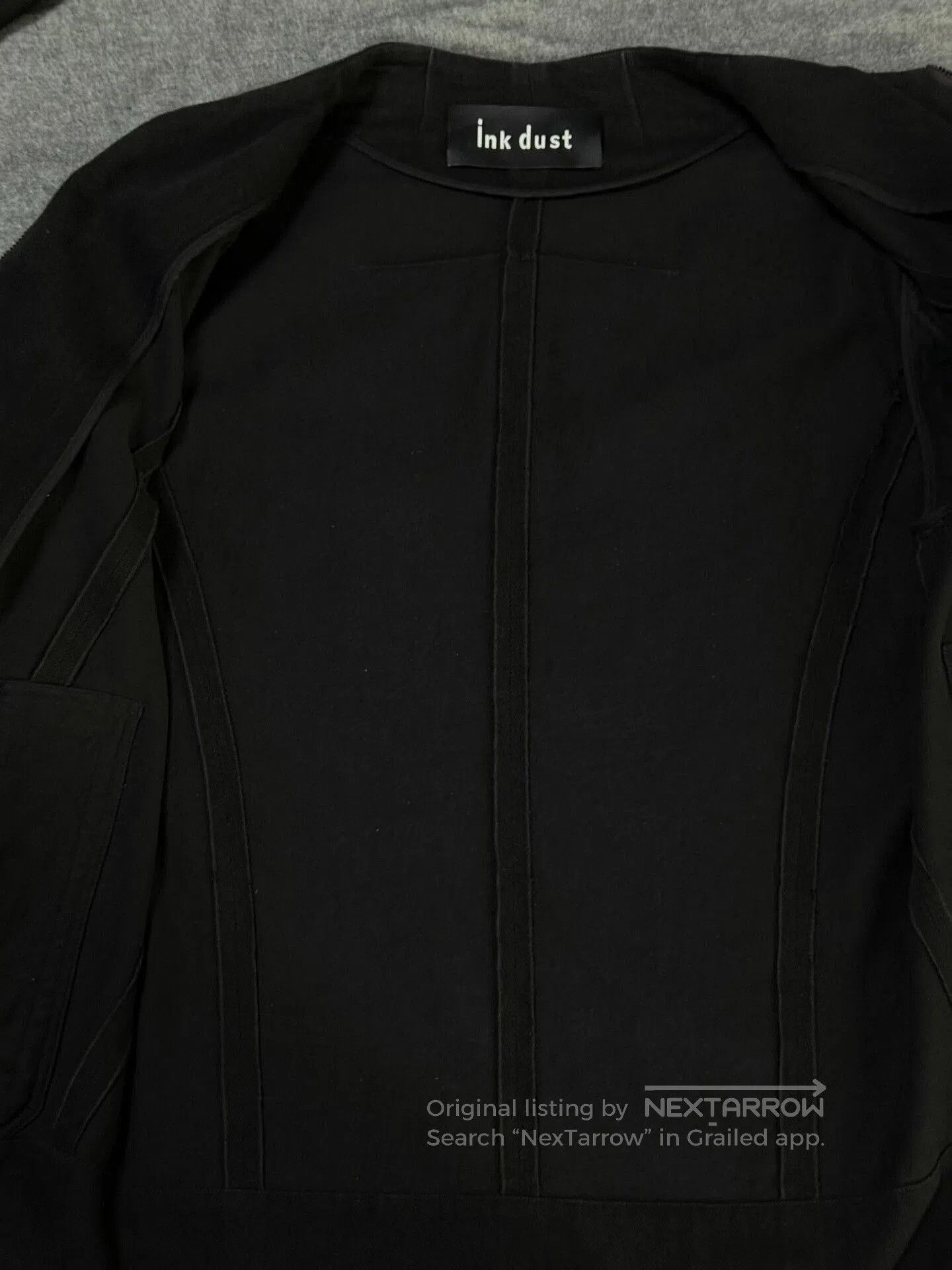 Japanese Brand Asymmetrical Dark Avant-Garde Jacket. Size US L / EU 52-54 / 3 - 7 Thumbnail