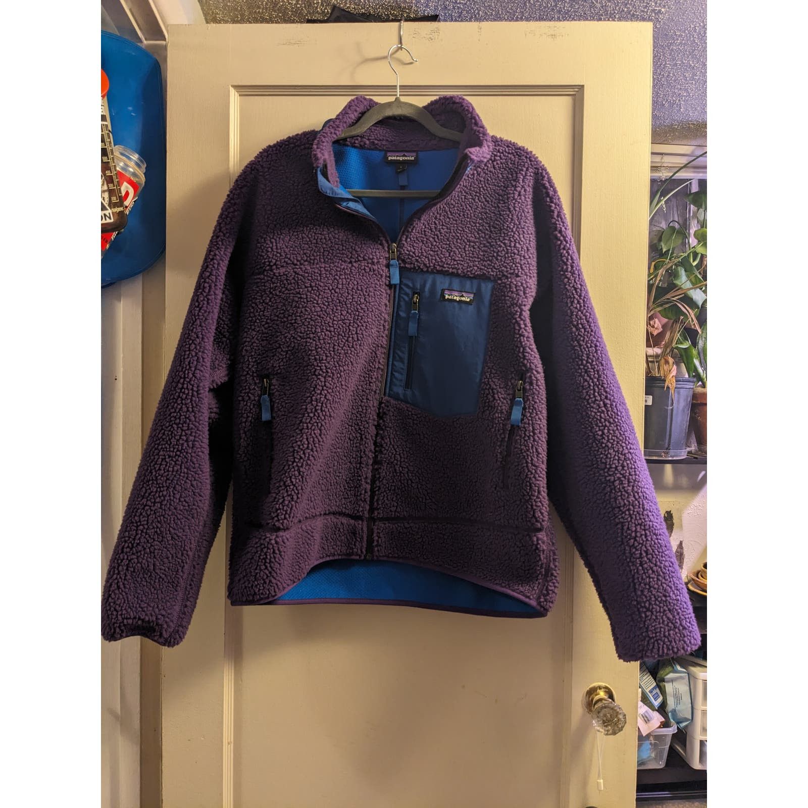 Image of Patagonia Retrox Fleece Jacket in Purple, Men's (Size Large)