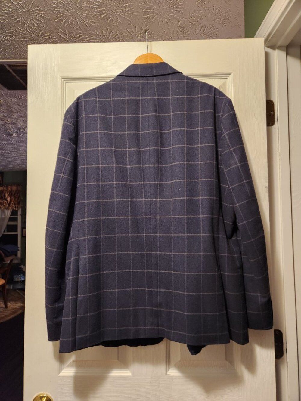 Izod Izod men's blue 98%cotton sport coat blazer jacket size: 48R Size 48R - 5 Thumbnail