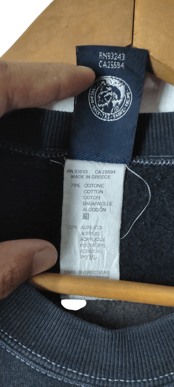 Diesel VINTAGE DIESEL MADE IN GREECE MODERN SWEATSHIRT JACKET Size US M / EU 48-50 / 2 - 8 Thumbnail