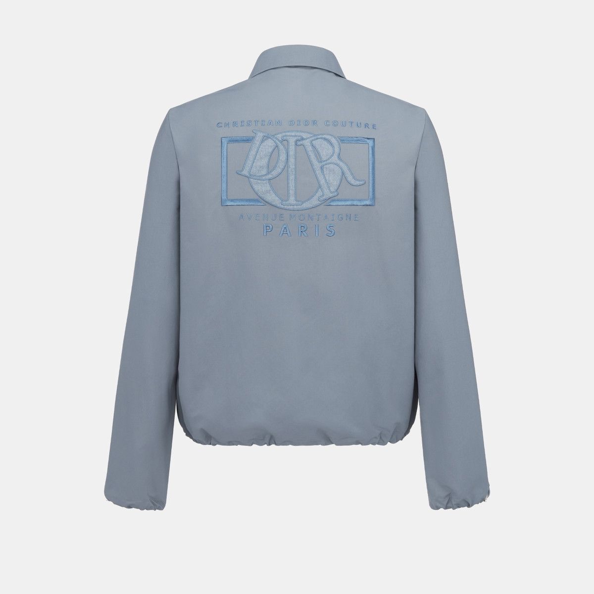 Dior o1bcso1str0226 Zipped Overshirt in Grey Size US M / EU 48-50 / 2 - 2 Thumbnail
