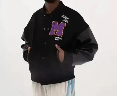 Other MONEY Embroidery Patch Graphic Black Varsity Jacket Size US M / EU 48-50 / 2 - 3 Thumbnail