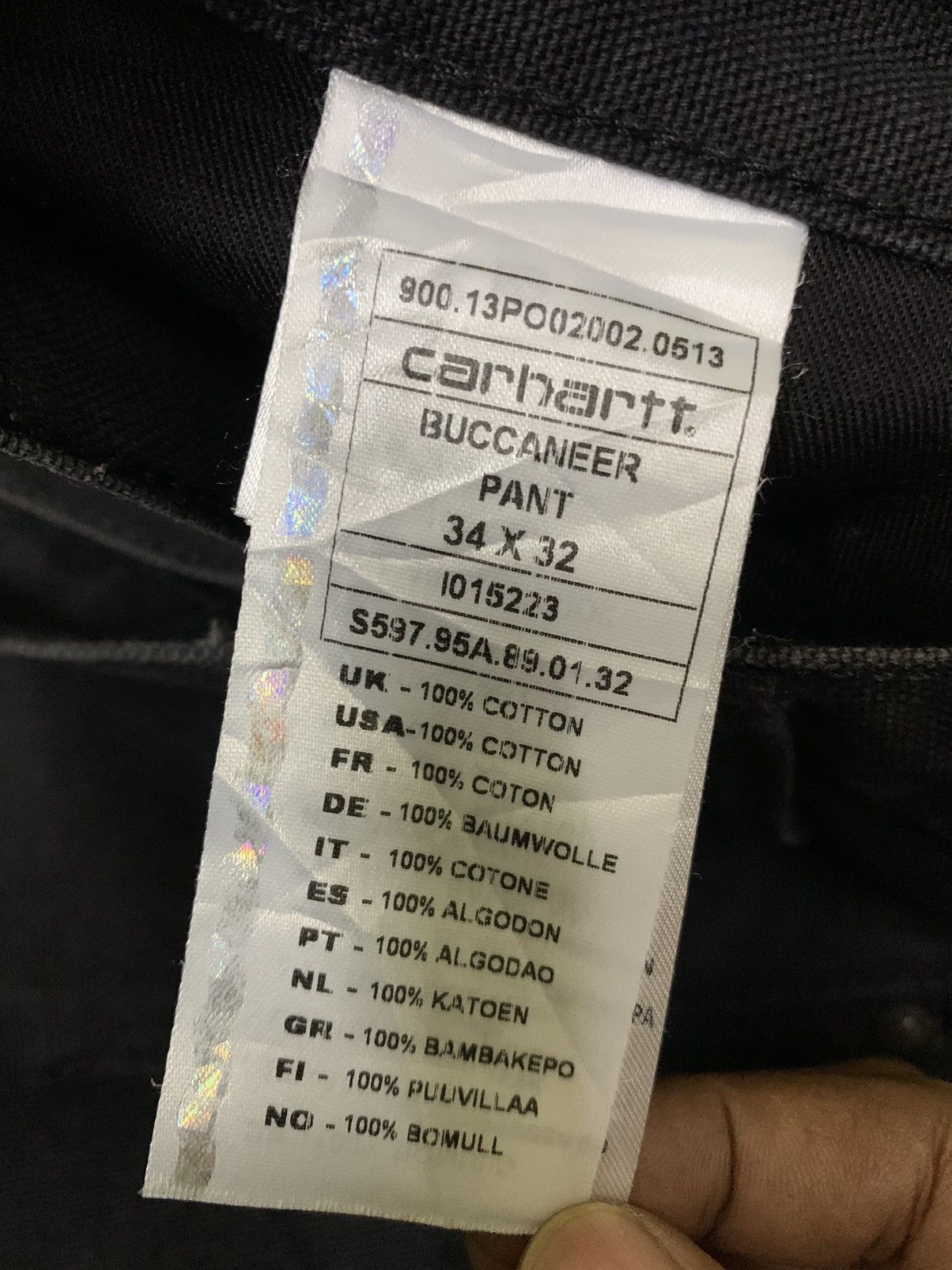 Carhartt 💥Carhartt Buccaneer Canvas Pant Size US 34 / EU 50 - 6 Thumbnail
