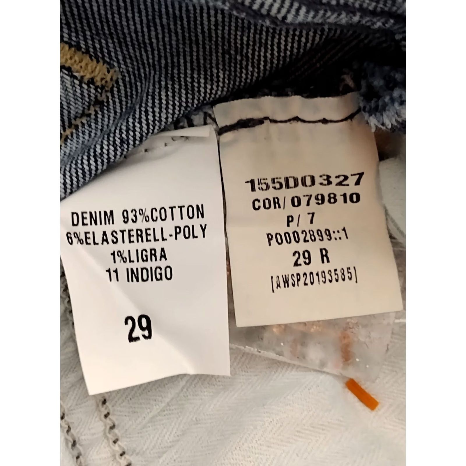 Vintage Unbranded Women's High Rise Cotton Denim Boot Crop Jeans 29 R Blue 90s Womens Jeans Size 29" - 5 Thumbnail