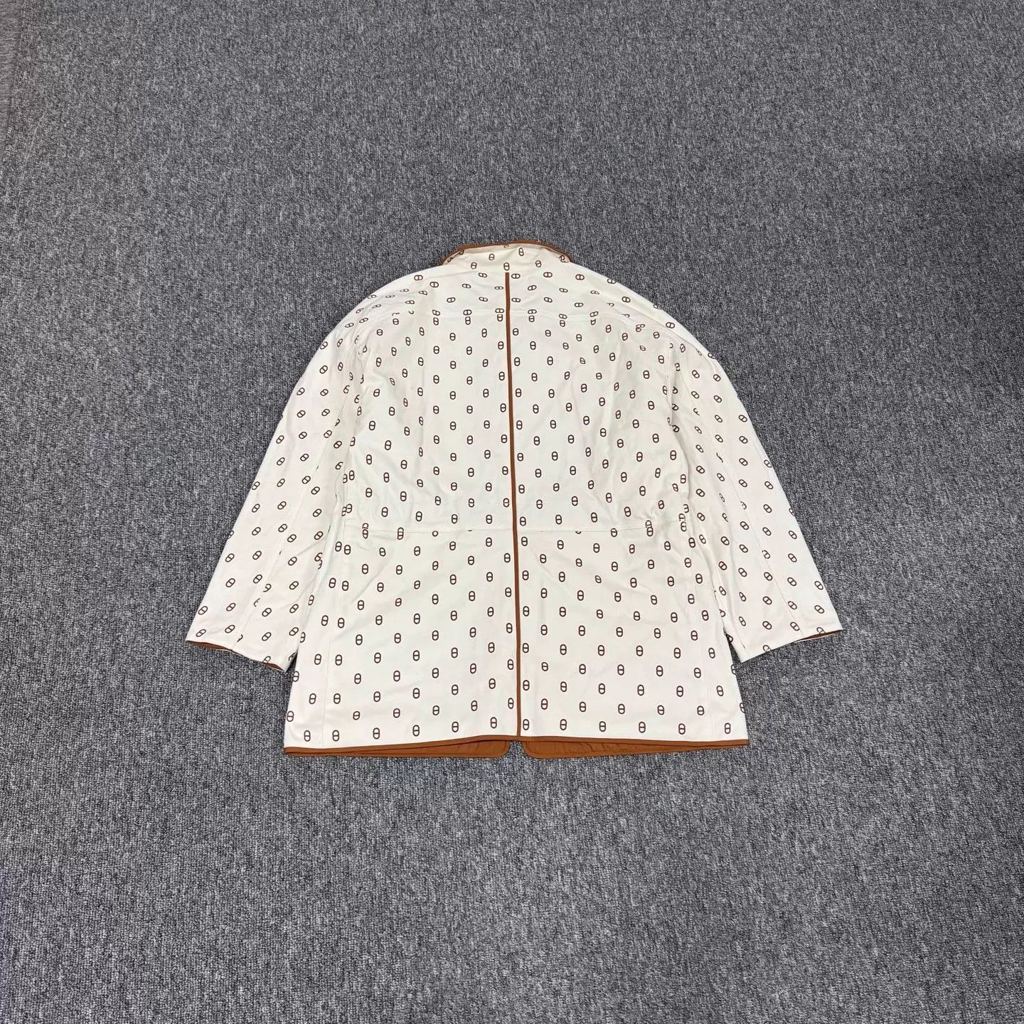 Hermes Women's Hermes Reversible Pig Nose & Orange Quilted Jacket Size S / US 4 / IT 40 - 3 Thumbnail