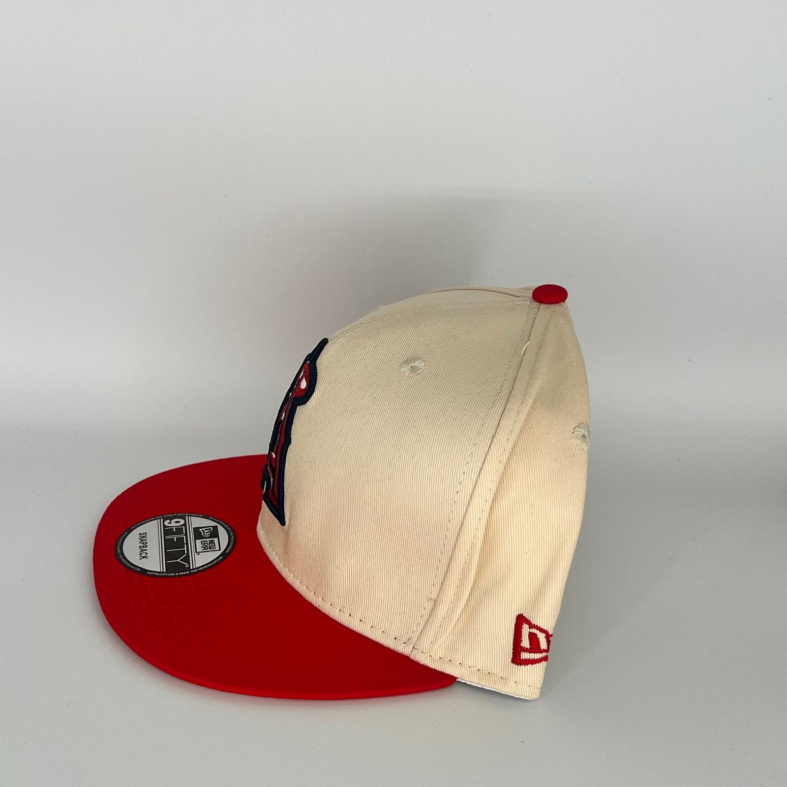 New Era Khaki Red Los Angeles Angels A.L. Side Patch New Era MLB Size ONE SIZE - 2 Thumbnail