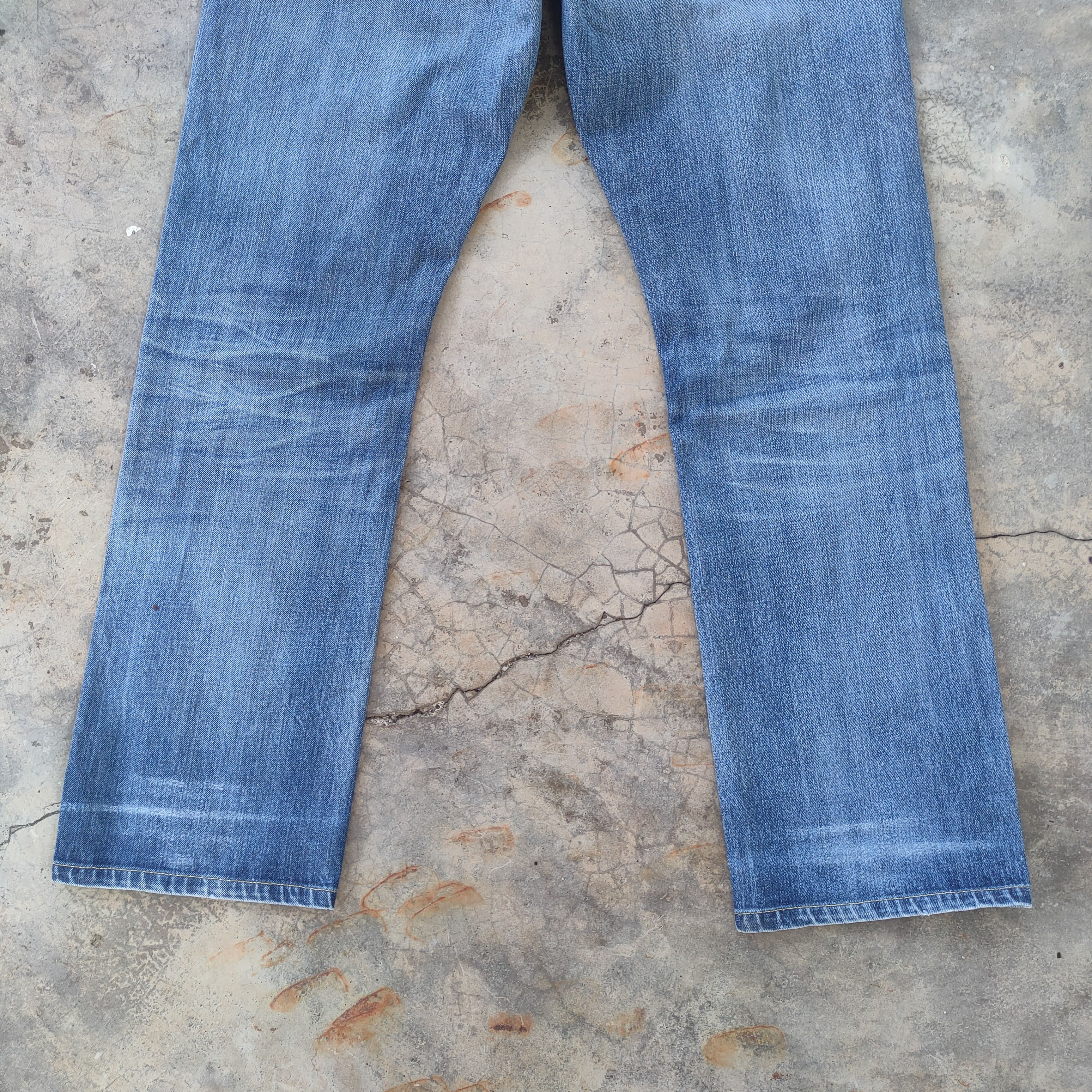 Japanese Brand W34 VINTAGE JAPANESE FADED RIPPED JEANS DENIM PANTS Size US 34 / EU 50 - 10 Thumbnail