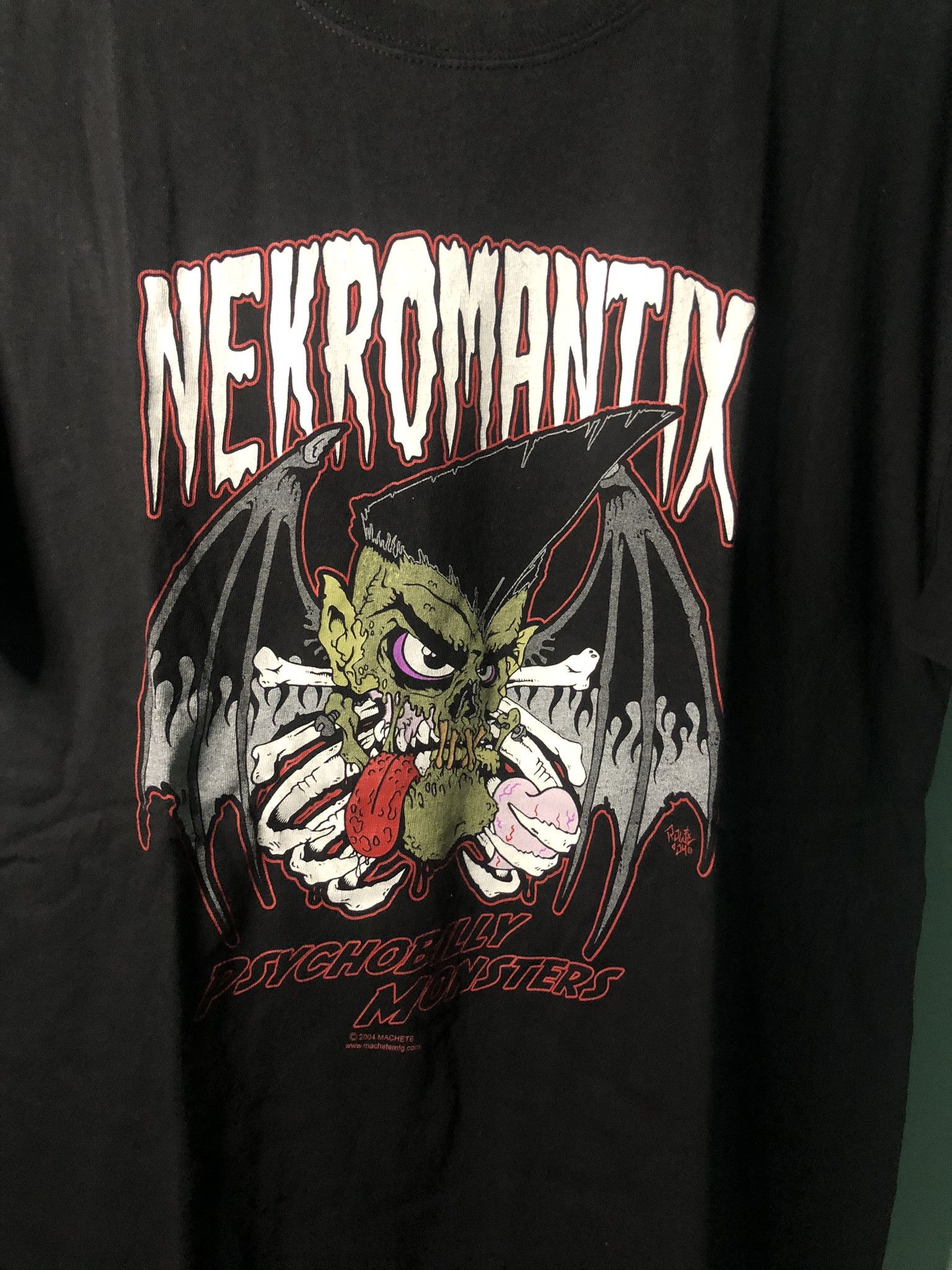 Band Tees Vintage Nekromantix Band T Shirt Size US L / EU 52-54 / 3 - 5 Thumbnail