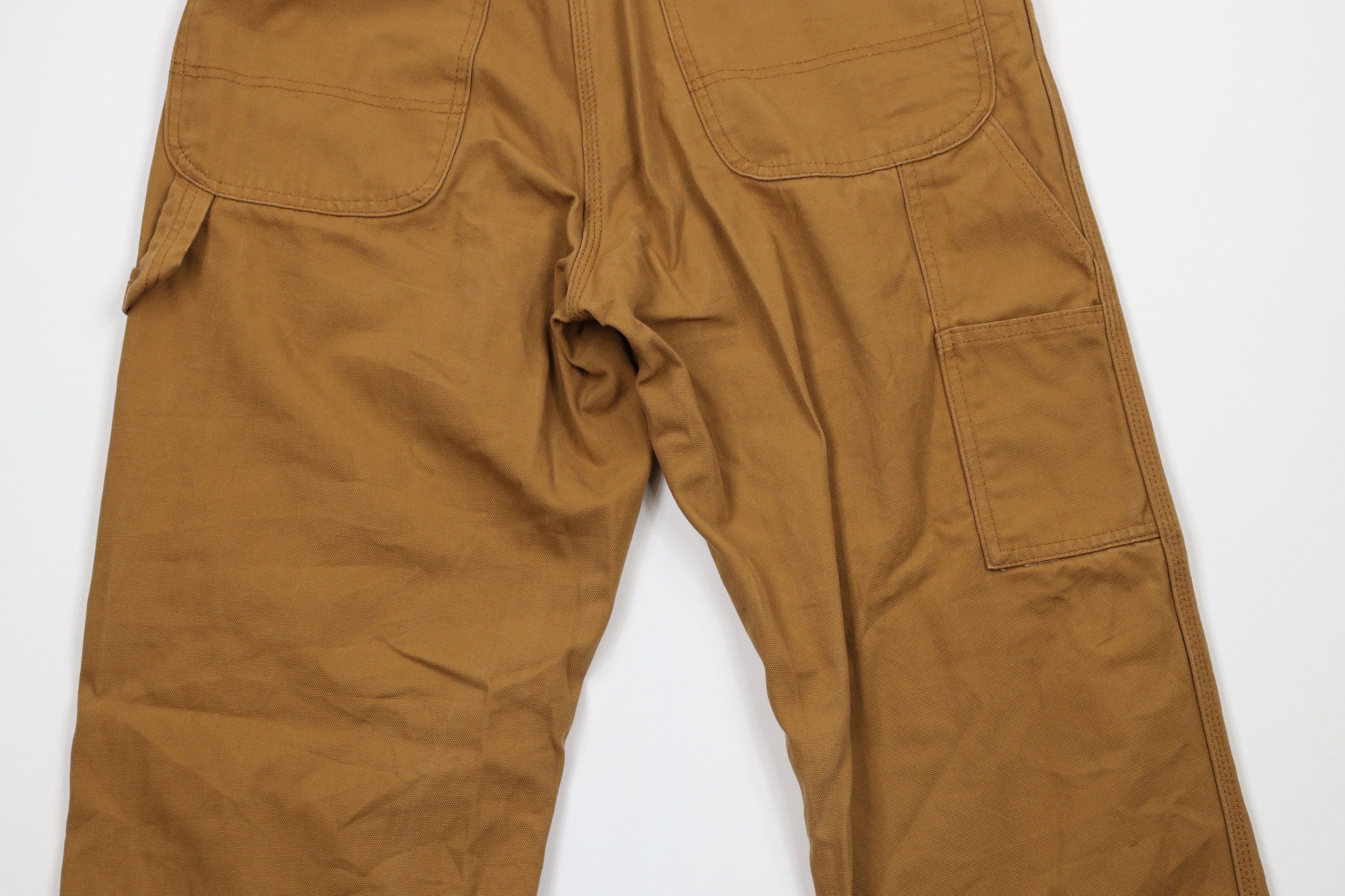 Dickies × Vintage Vintage Dickies Out Wide Leg Canvas Dungaree Pants Brown Size US 34 / EU 50 - 10 Thumbnail