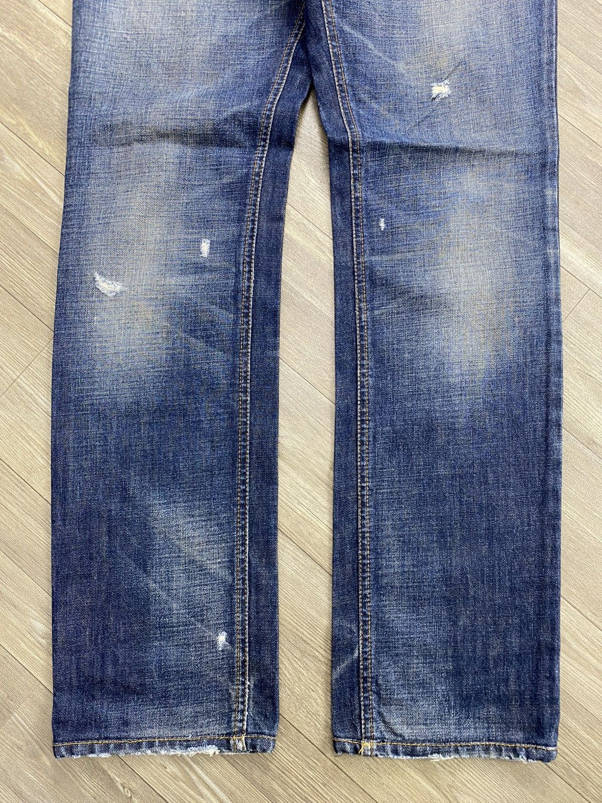 Dolce & Gabbana 2000s Dolce Gabbana Mudmax Distressed Lgb Style Jeans Size US 34 / EU 50 - 9 Thumbnail