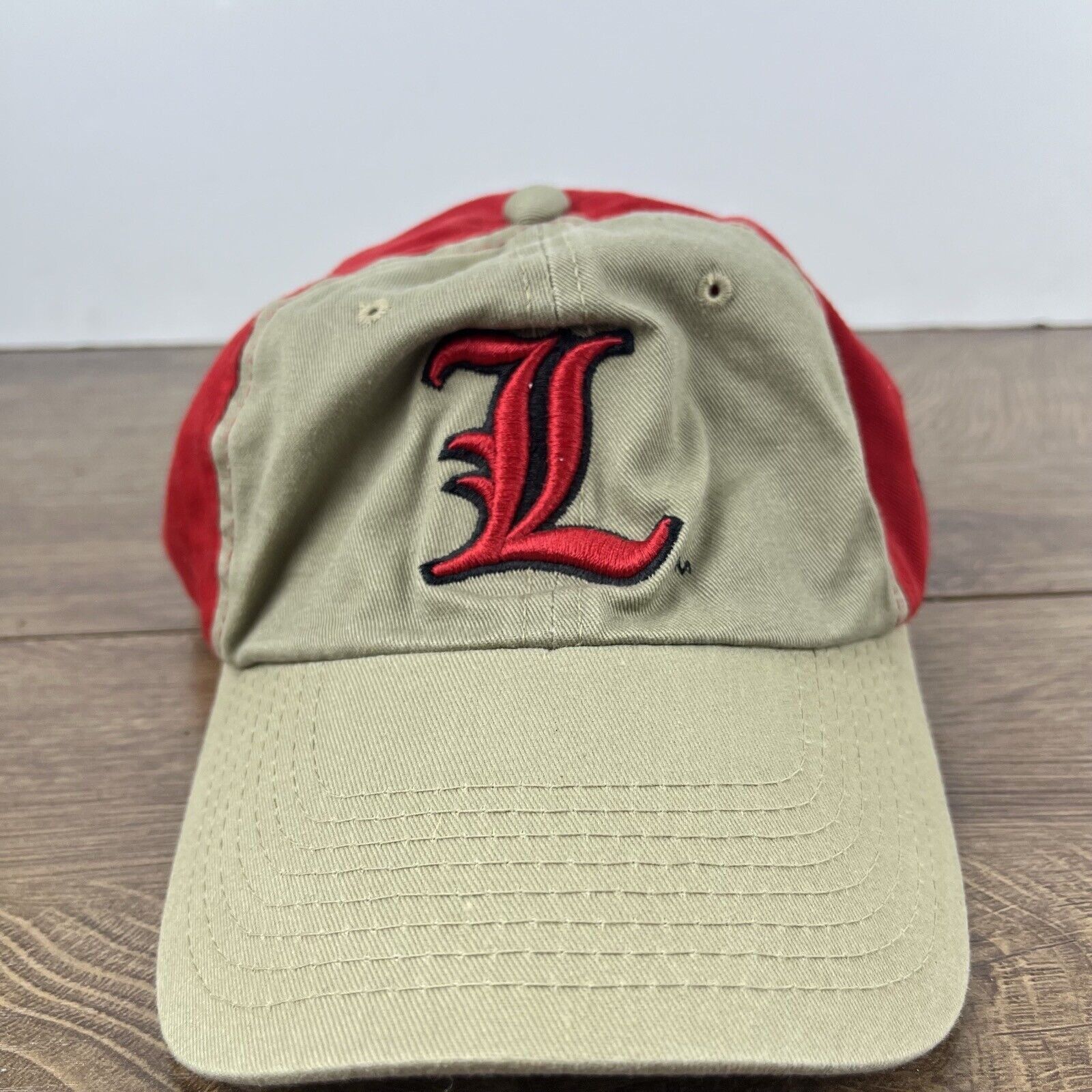 Starter Louisville Cardinals Hat Starter Hat Adjustable Hat Tan Hat Size ONE SIZE - 4 Thumbnail