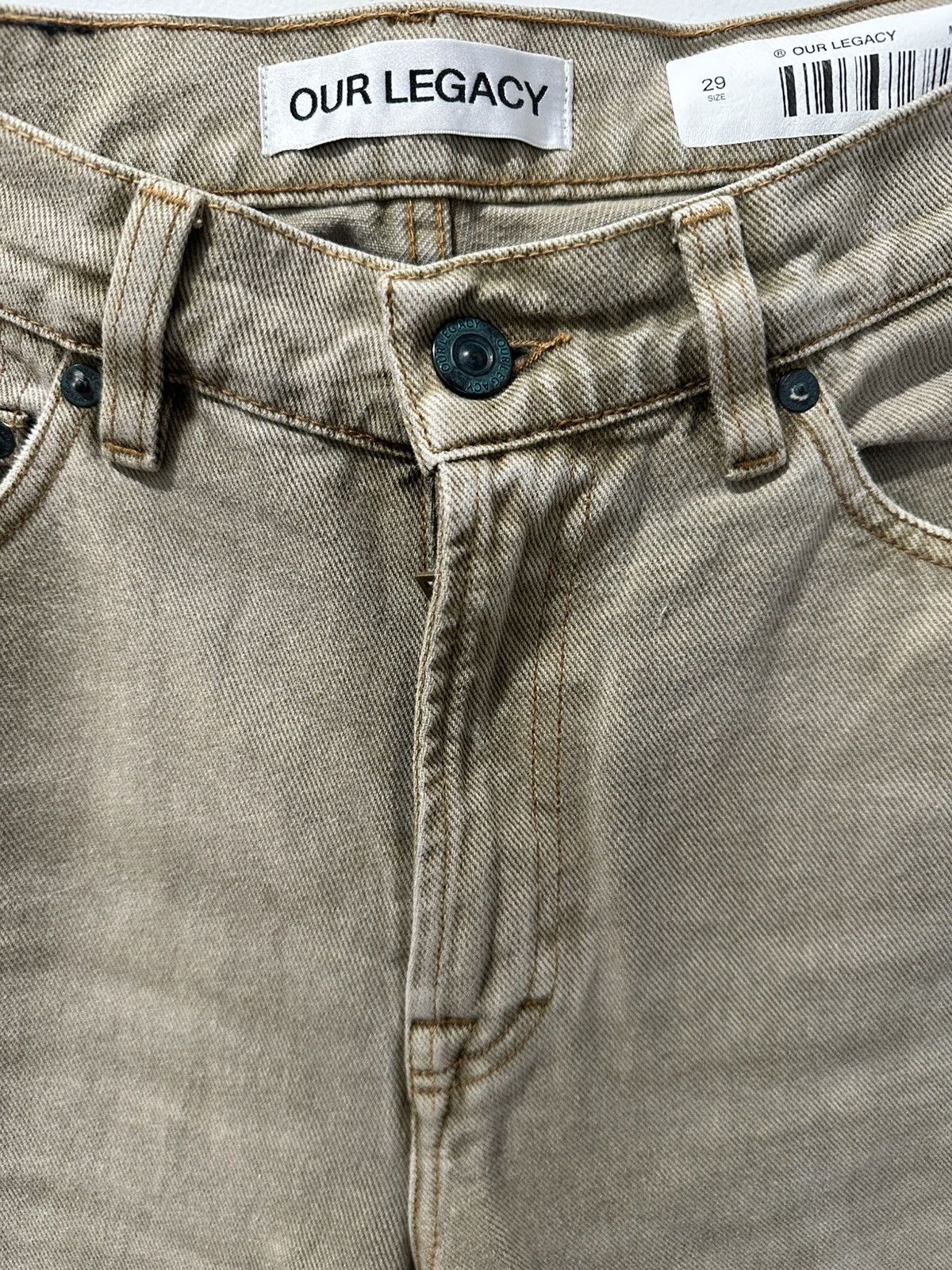 Our Legacy Our Legacy Gray Formal Cut Jeans Size US 29 - 4 Thumbnail