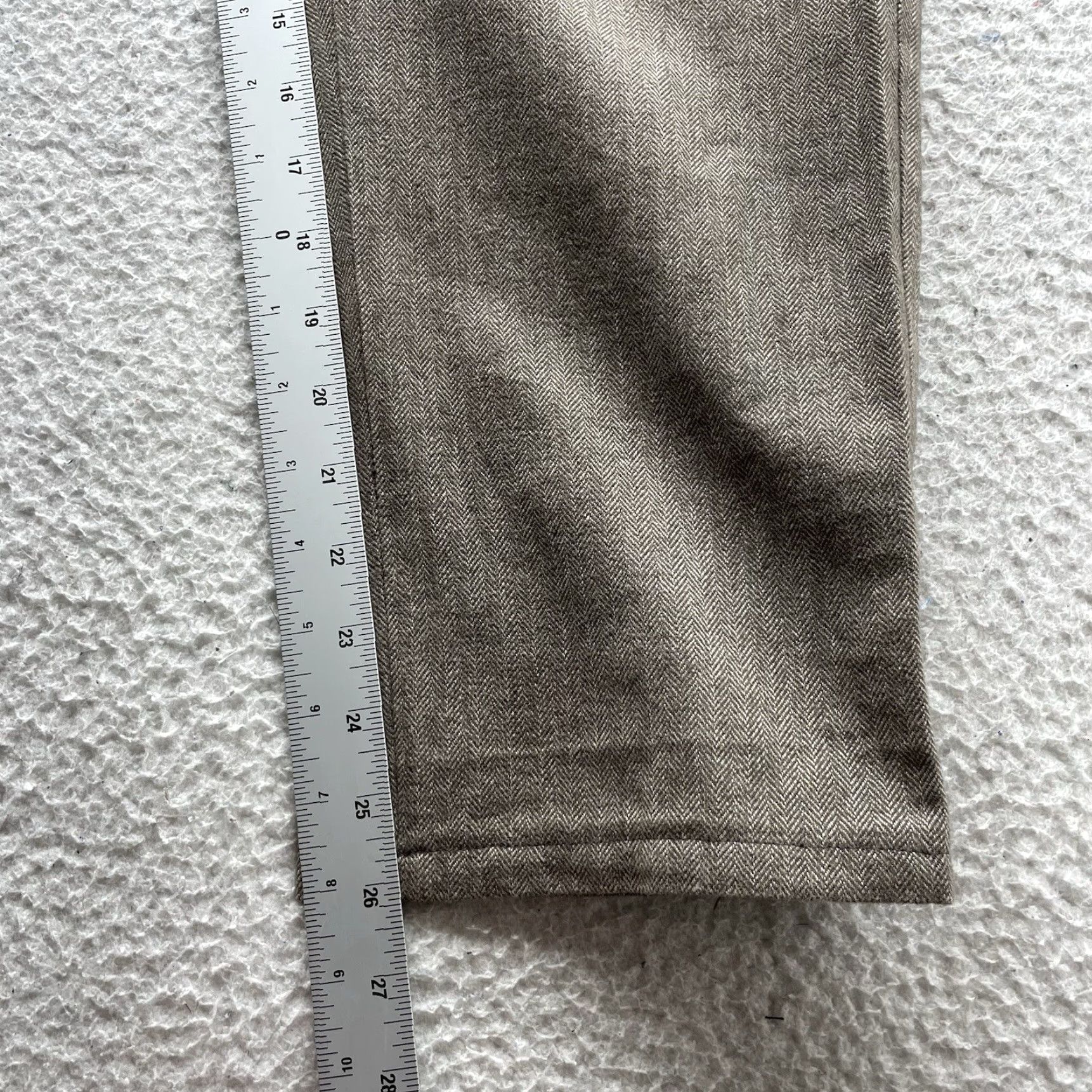 Brooks Brothers Brooks Brothers Pants Mens 34x26 Herringbone Brown Preppy Flat Front Regular Rise Casual Dress Pants Mens Size US 34 / EU 50 - 7 Thumbnail