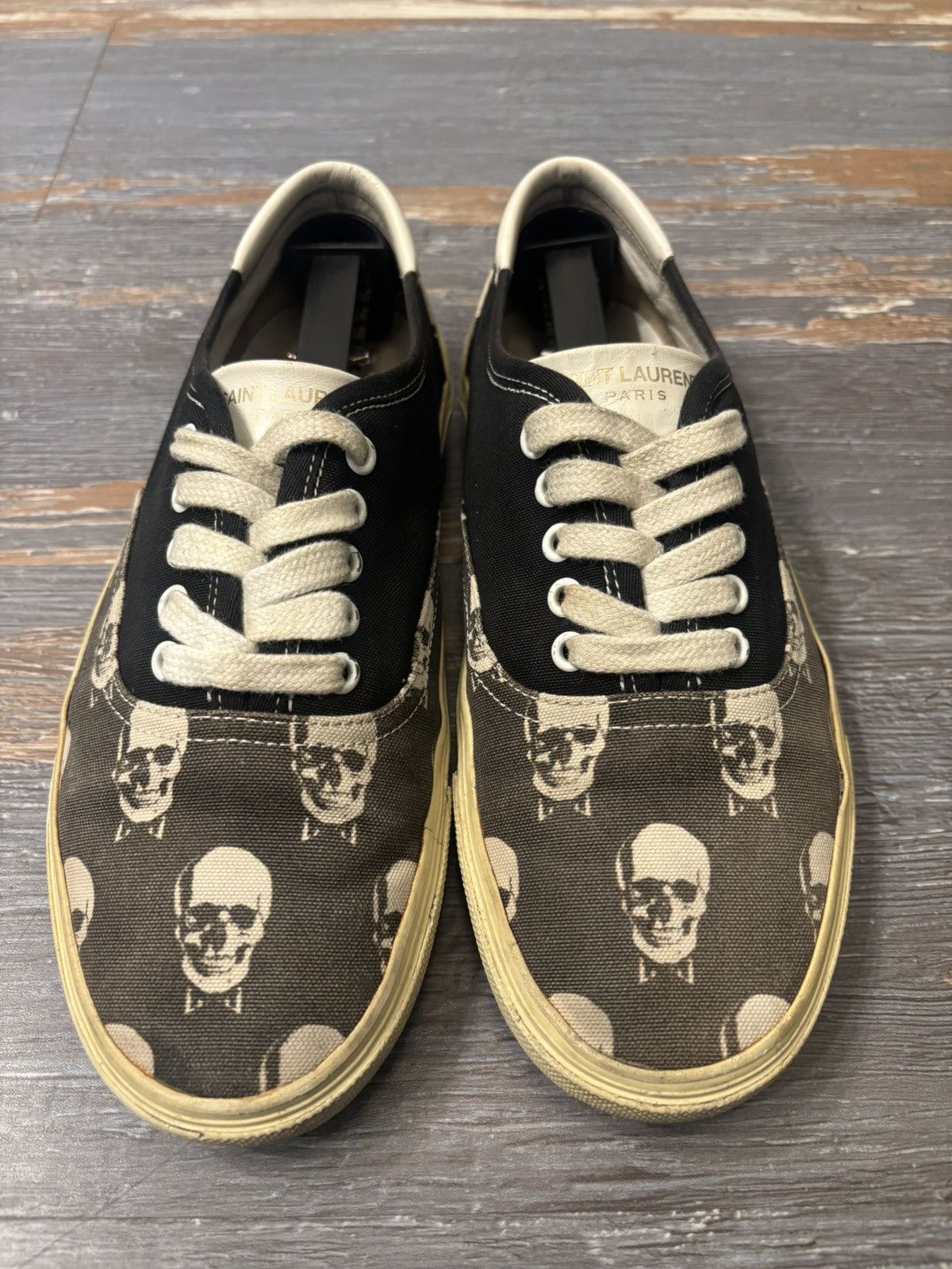 Saint Laurent Paris Saint Laurent Venice Skull Print Sneaker Hedi Slimane 8 Size US 8 / EU 41 - 5 Thumbnail