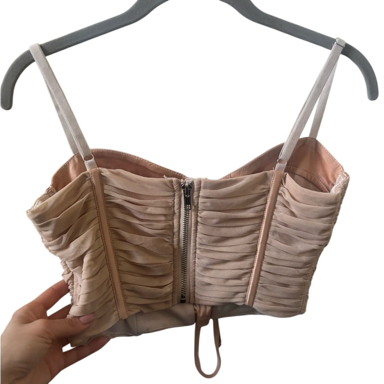 Other Peach Ruched Tank Top Size M / US 6-8 / IT 42-44 - 5 Thumbnail