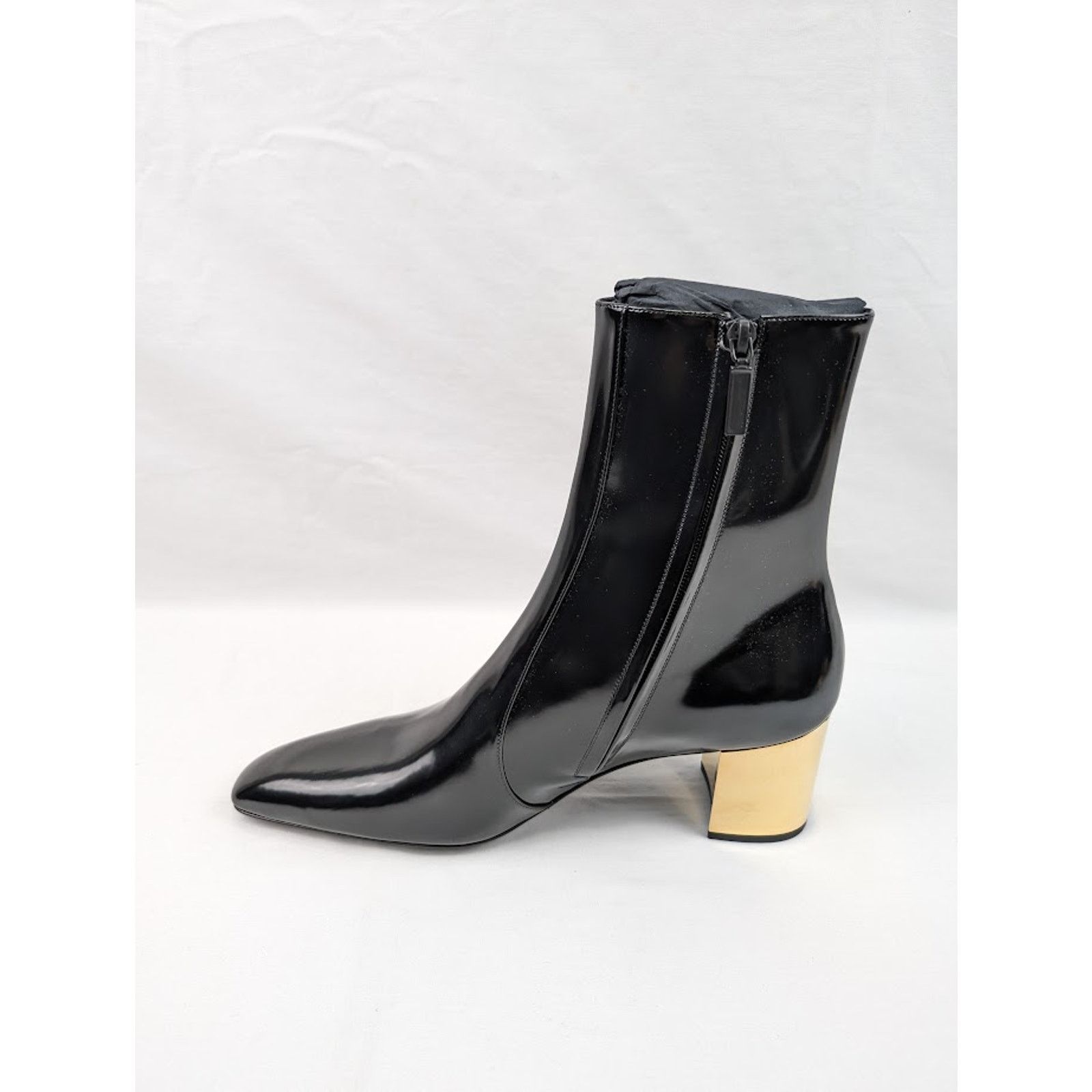 Saint Laurent Paris o1rshd1 Q:4 / XIV 70 Zipped Boots in Nero 42 Size US 9 / EU 42 - 7 Thumbnail