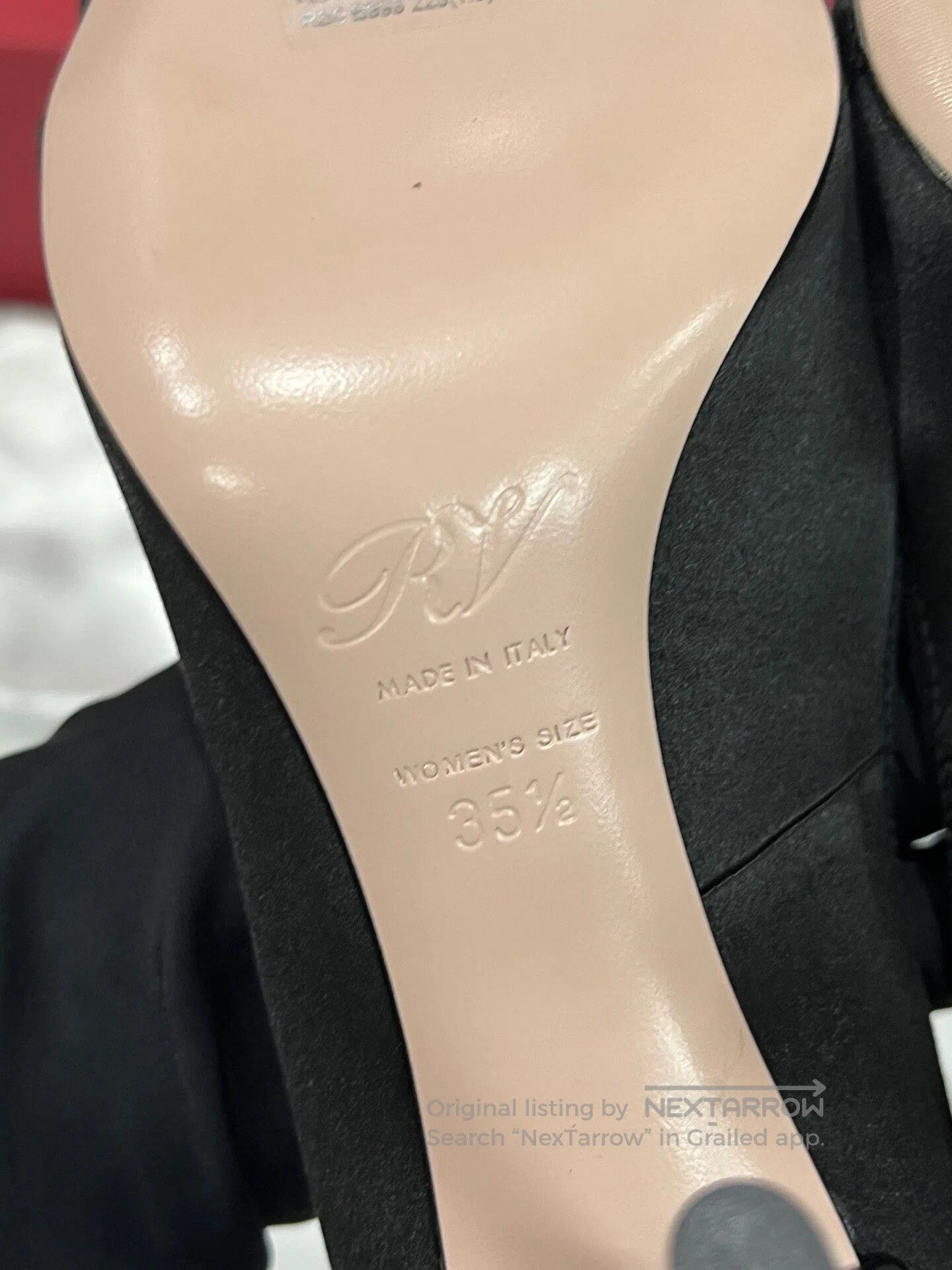 Roger Vivier Roger Vivier Crystal Button Satin High Heels| Size US 5 / IT 35 - 7 Thumbnail