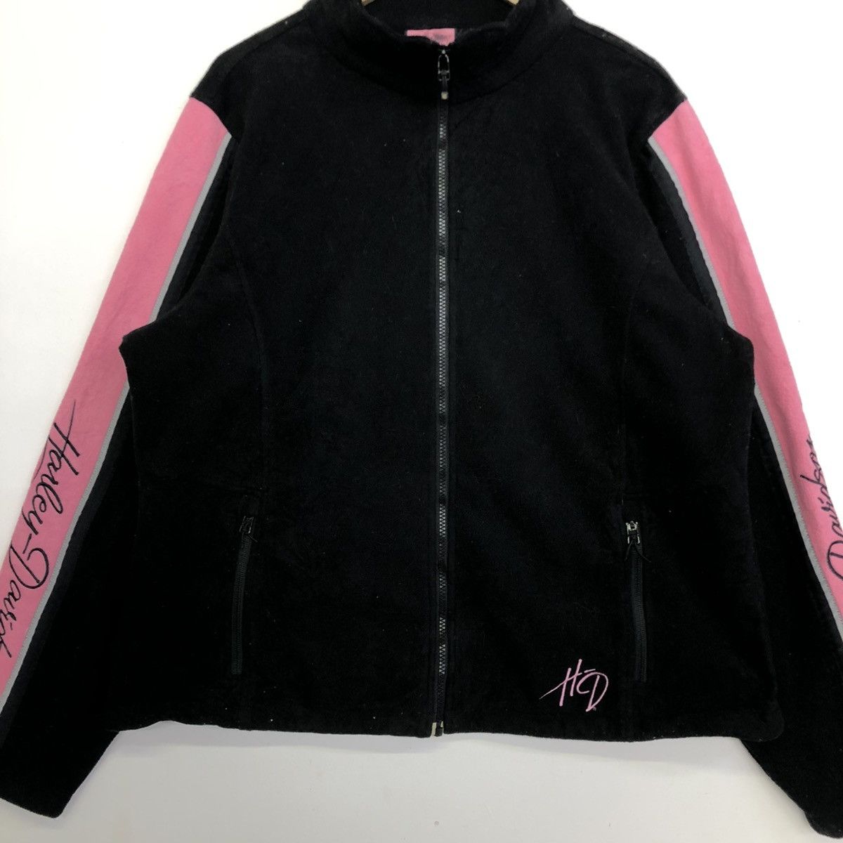 Harley Davidson HARLEY DAVIDSON WOMENS ZIP FRONT FLEECE JACKET Size XXL / US 16-18 / IT 52-54 - 3 Thumbnail