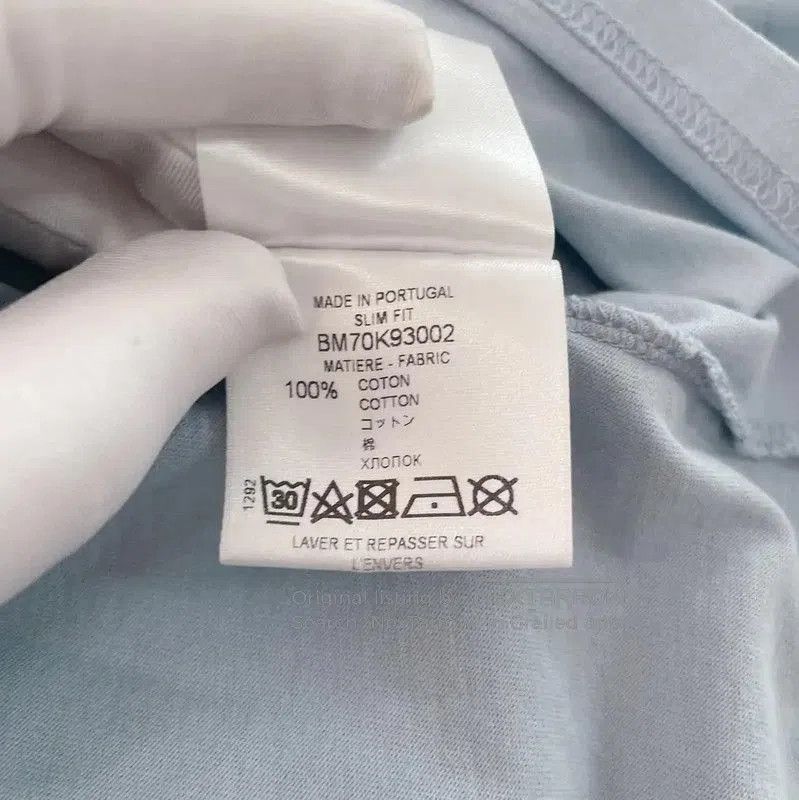Givenchy Blue Cotton Short Sleeve T-Shirt .