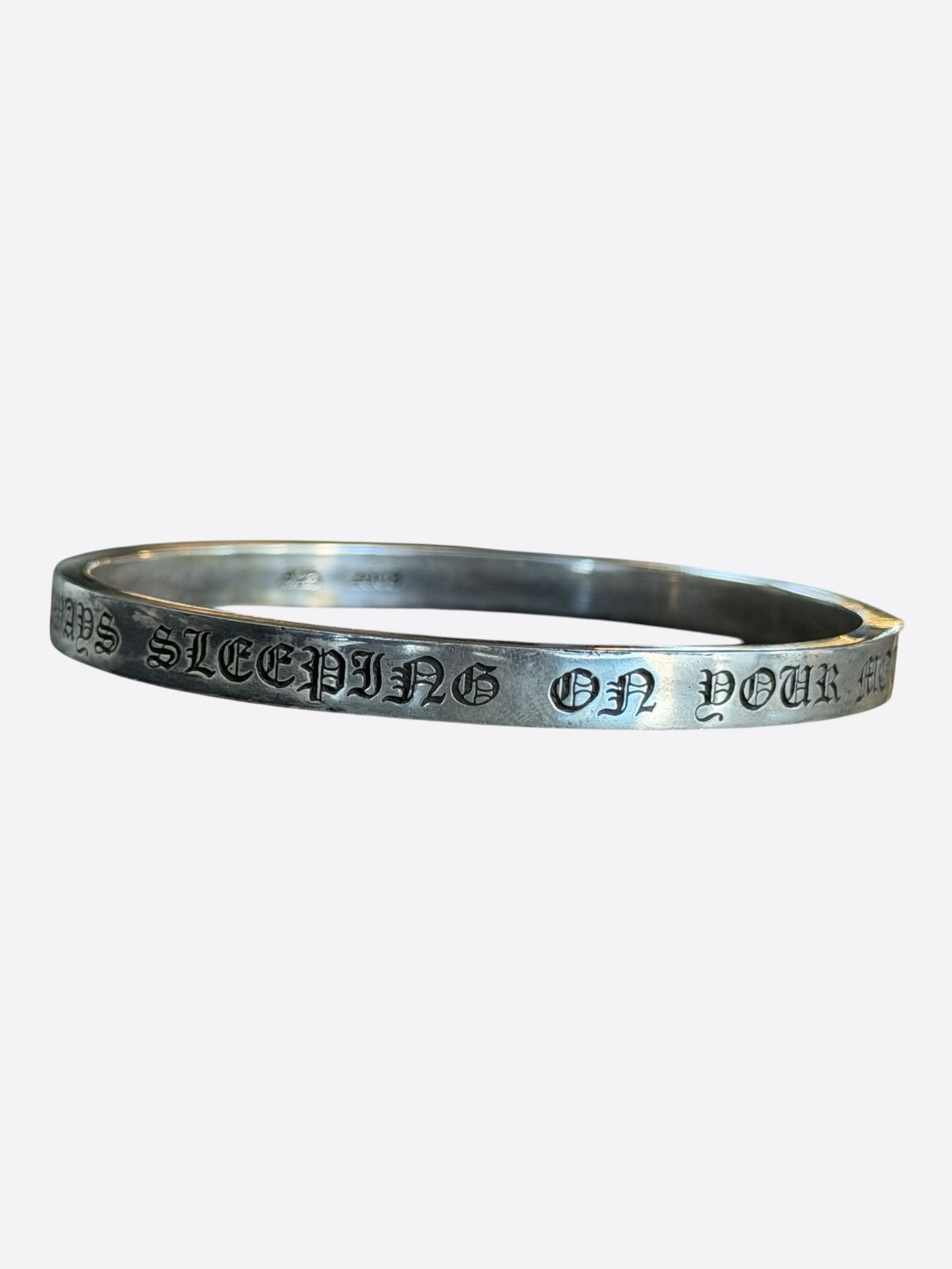 Chrome Hearts Chrome Hearts Silver Spacer Bangle Bracelet Size ONE SIZE - 2 Thumbnail
