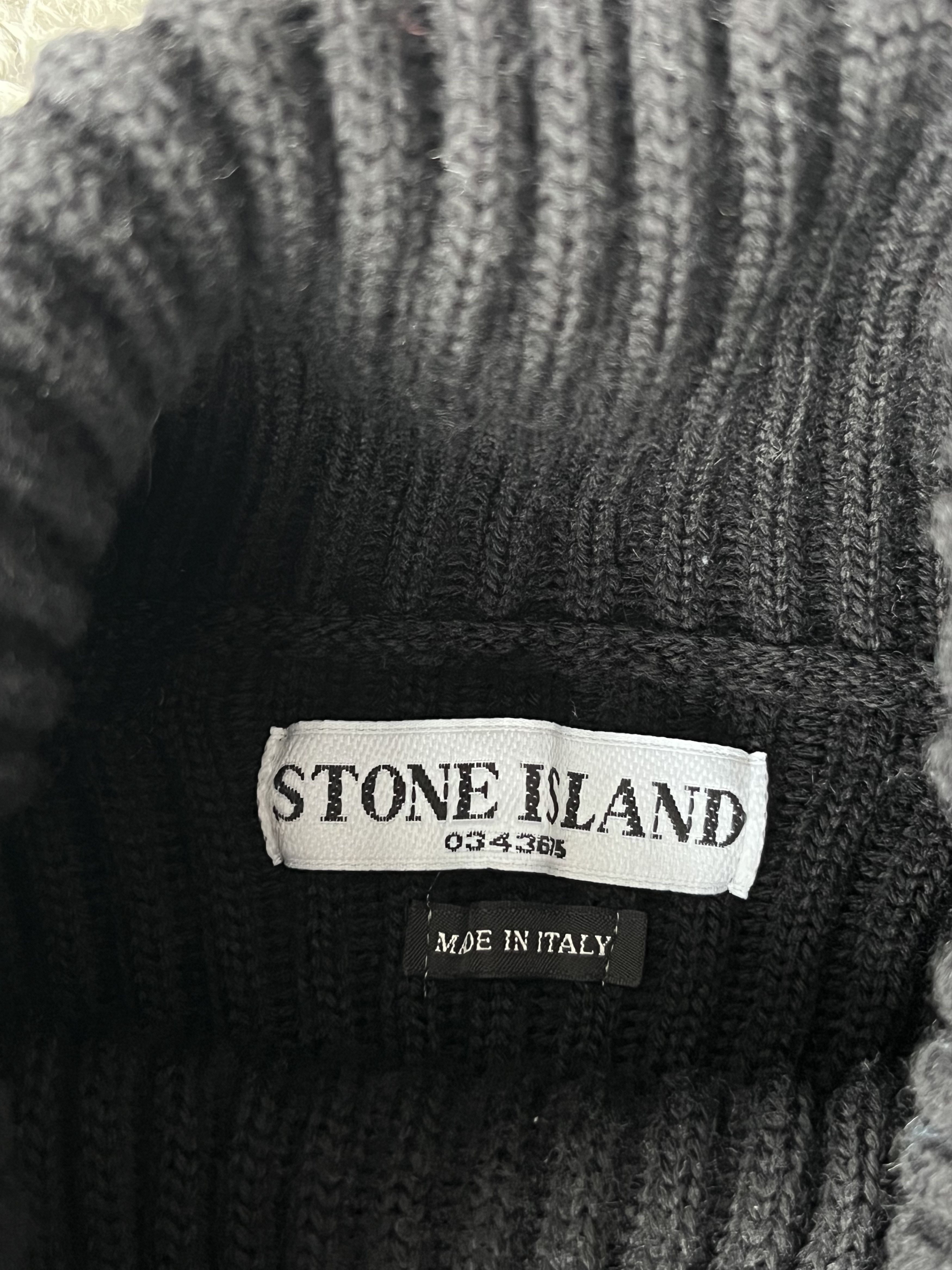 Stone Island STONE ISLAND Vintage Elastic Sweater 100% Wool MADE IN ITALY Size US S / EU 44-46 / 1 - 10 Thumbnail