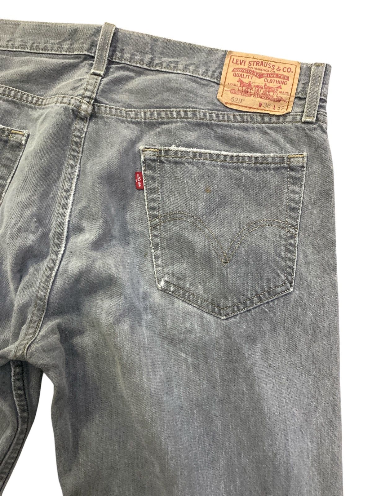 Levi's × Levi's Vintage Clothing × Vintage Vintage Levi’s 529 Low Straight Denim Size US 38 / EU 54 - 10 Thumbnail