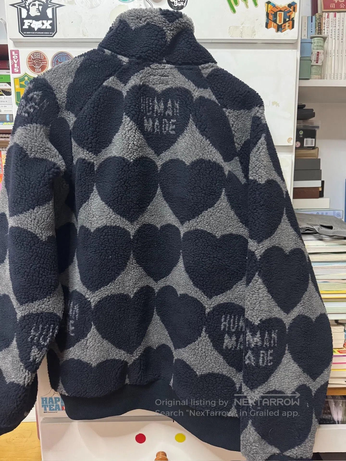 Human Made Human Made Hearts Logo Fleece Jacket. Size US XL / EU 56 / 4 - 5 Thumbnail