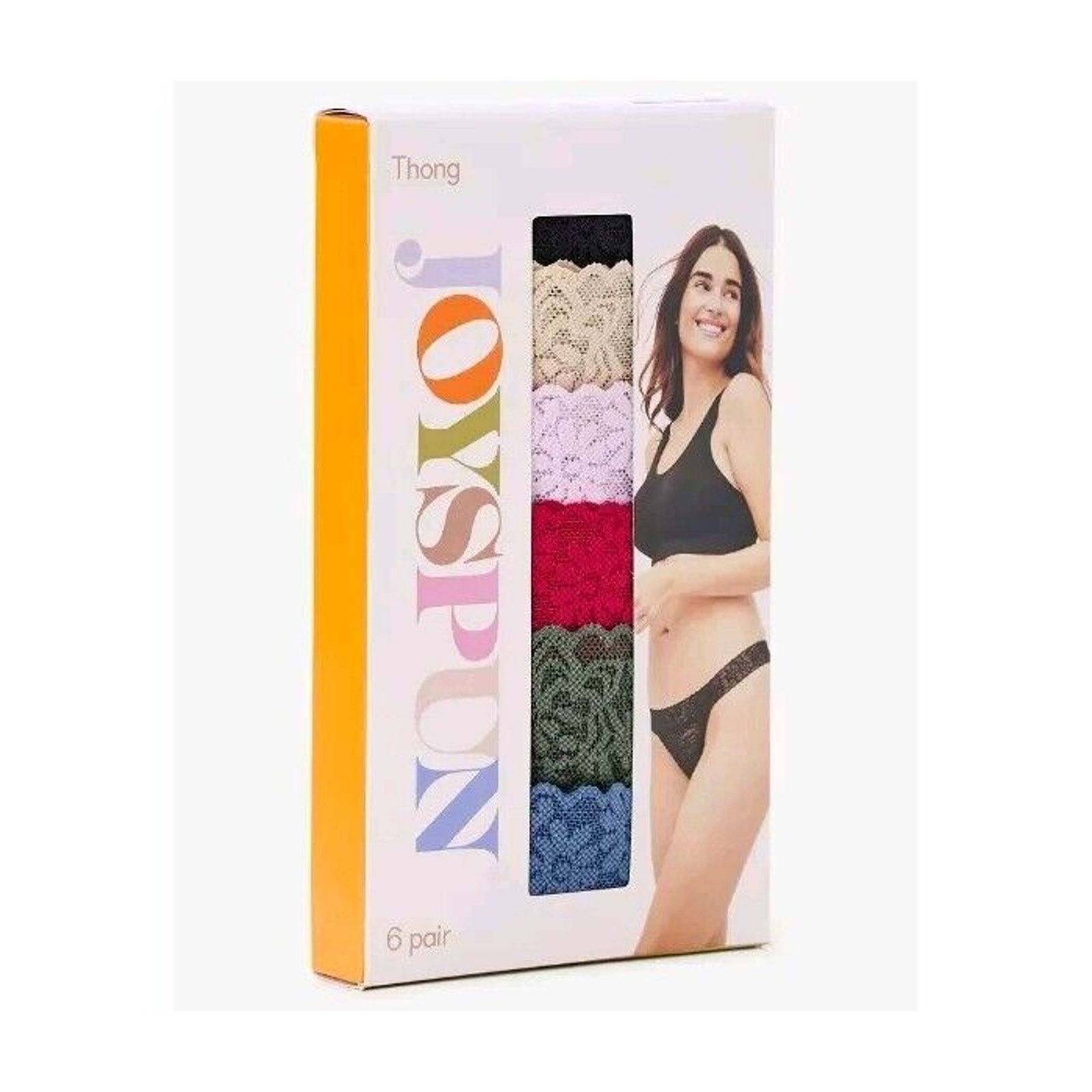 & Other Stories Joyspun Women's Lace Thong Panties 6 Pack Size XXL (20) Size ONE SIZE - 1 Thumbnail