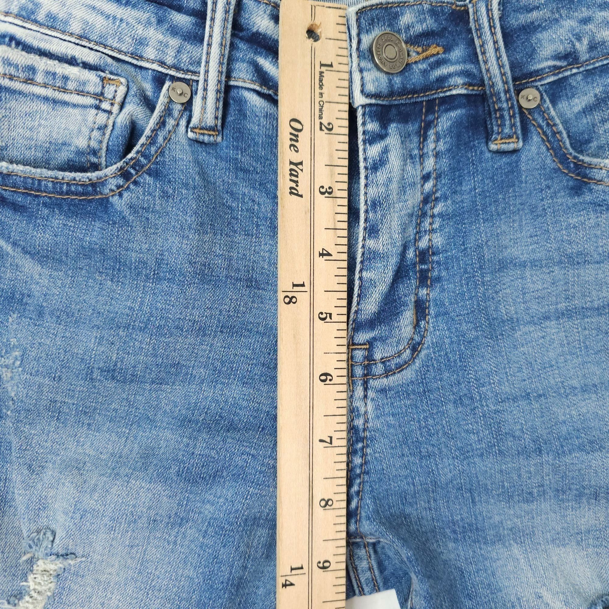 Kancan USA KanCan Nala Mid Rise Ankle Skinny Jeans Women 7/27 Distresse Size 28" / US 6 / IT 42 - 4 Thumbnail