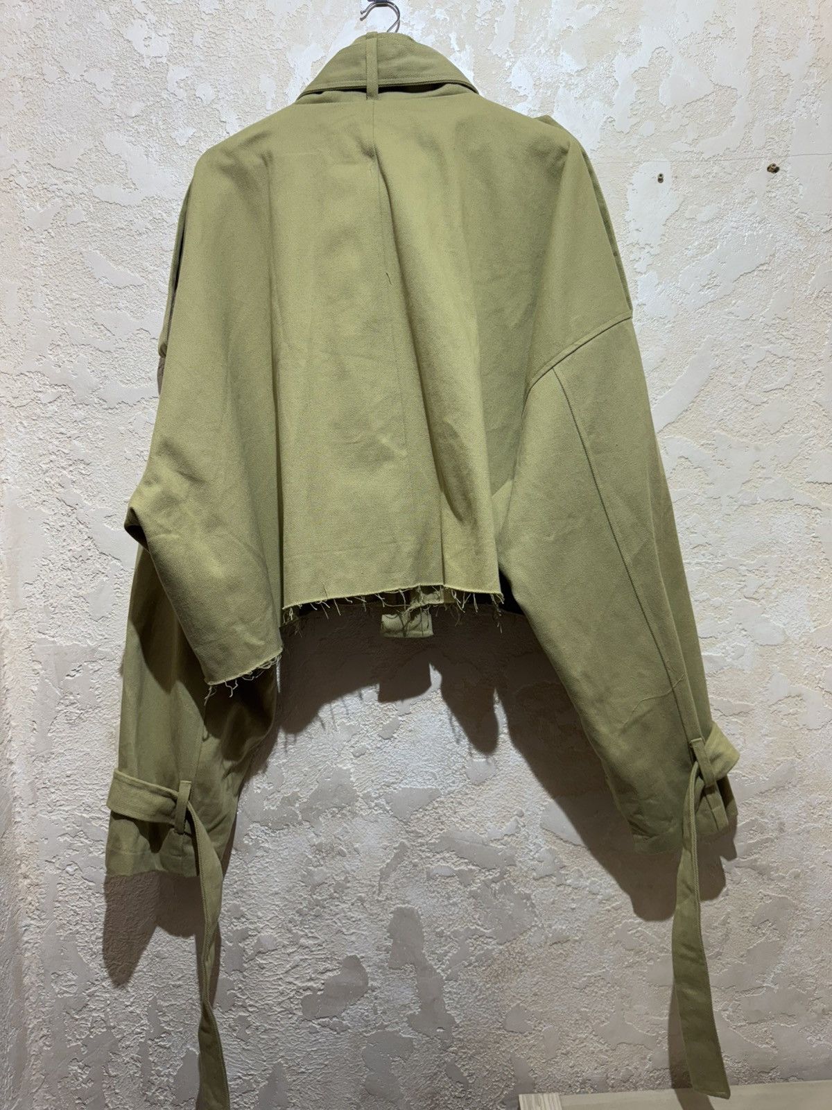 Designer MNML Distressed Cardigan M65 Jacket Olive Size L Size US L / EU 52-54 / 3 - 8 Thumbnail