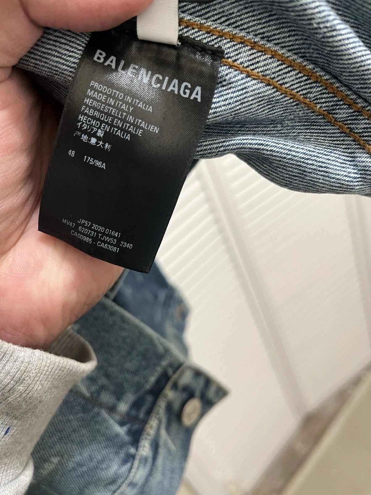 Balenciaga Balenciaga Denim Jacket Size US M / EU 48-50 / 2 - 8 Thumbnail