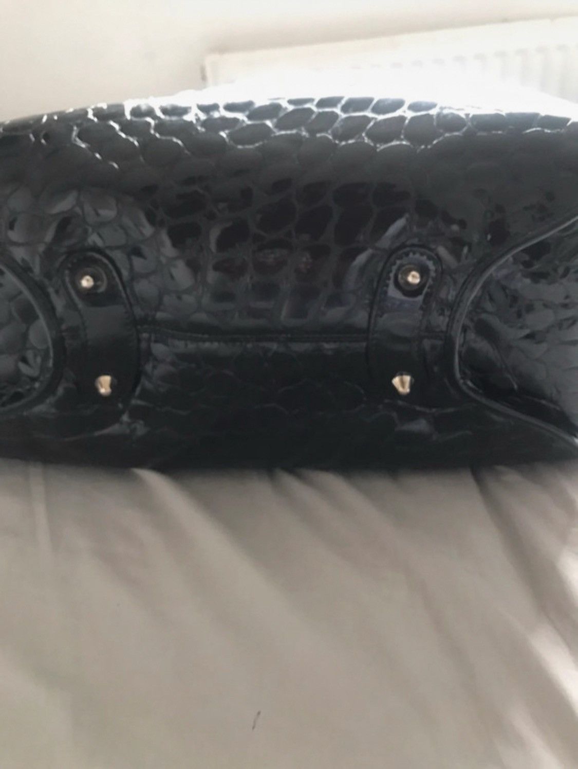 Dior Christian Dior 61 Black Leather Bag Size ONE SIZE - 3 Thumbnail