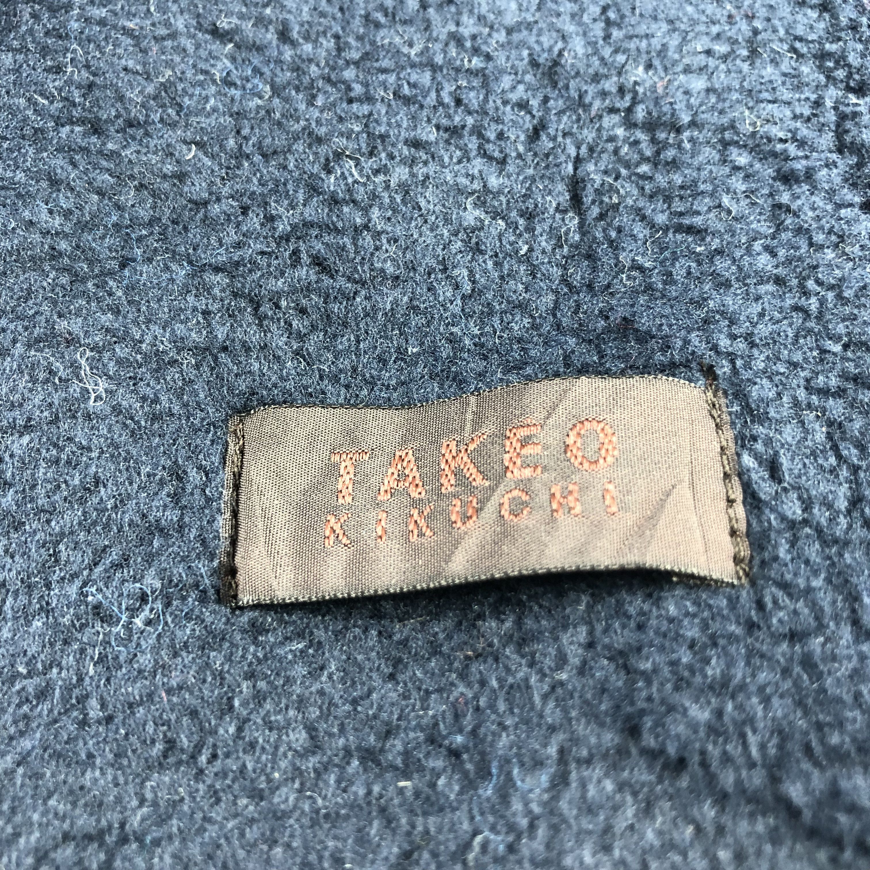 Takeo Kikuchi Takeo Kikuchi Wool Scarf Muffler V966 Size ONE SIZE - 3 Thumbnail