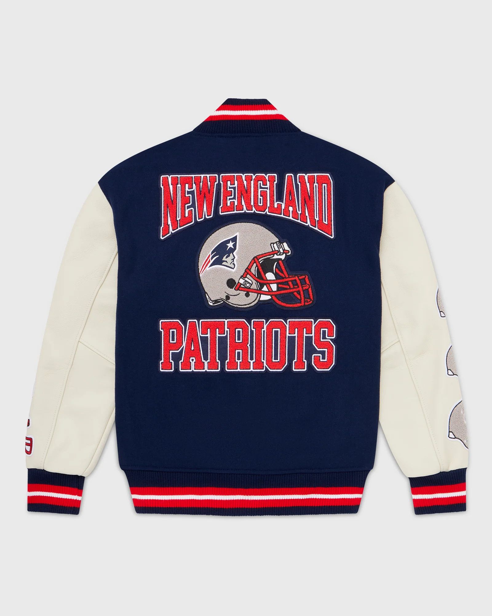 Drake OVO x NFL NEW ENGLAND PATRIOTS VARSITY JACKET Size US M / EU 48-50 / 2 - 8 Thumbnail