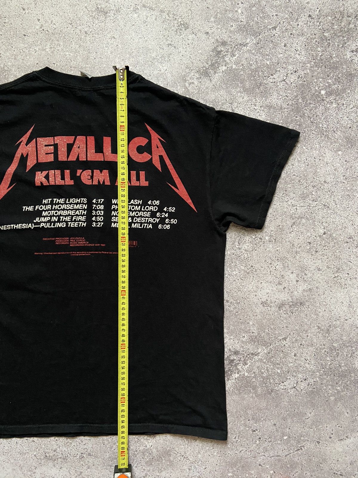 Metallica Vintage Metallica Kill’Em All Rock Band Tee T-Shirt Size US M / EU 48-50 / 2 - 5 Thumbnail
