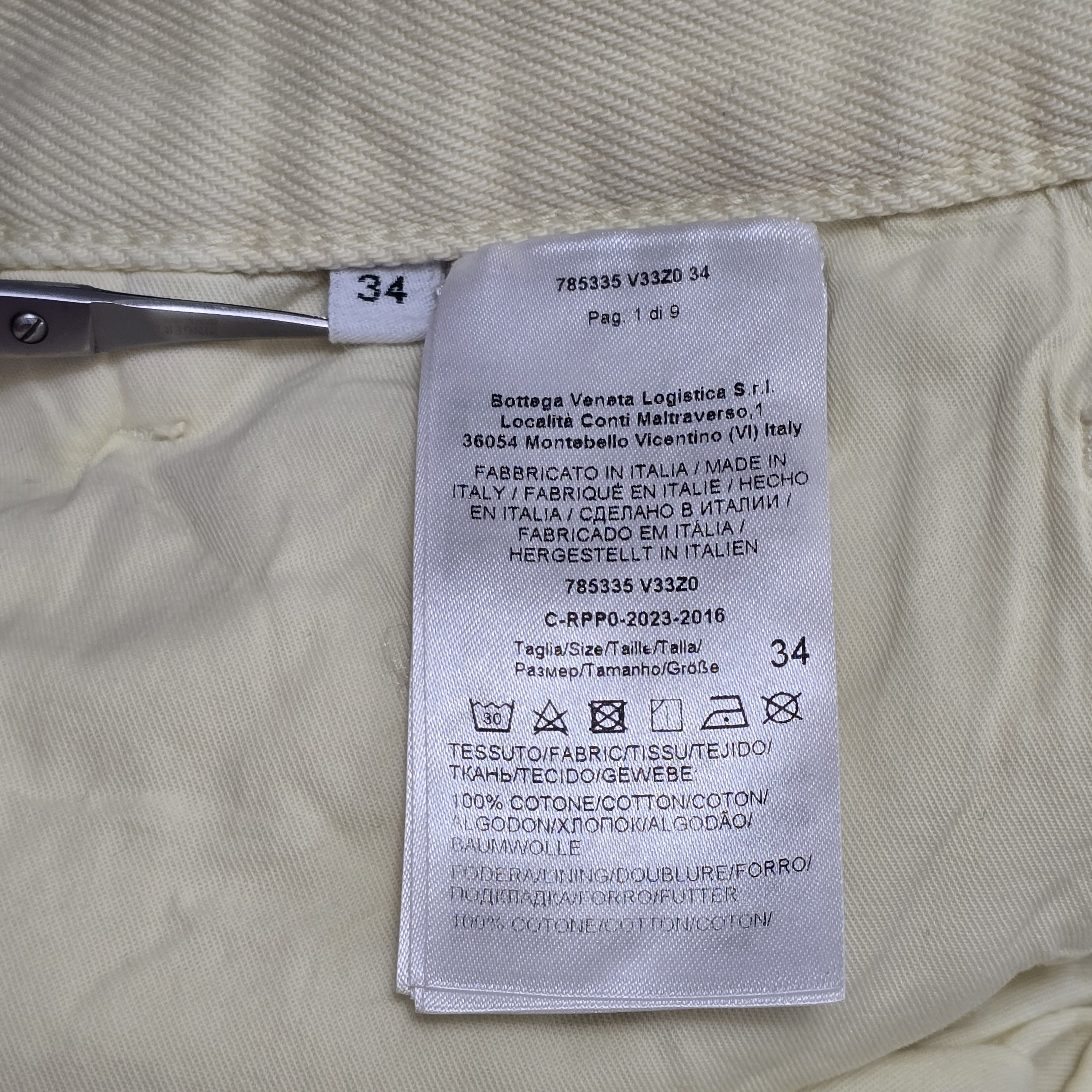 Bottega Veneta Asymmetric mid-rise cropped jeans Size 26" / US 2 / IT 38 - 9 Thumbnail
