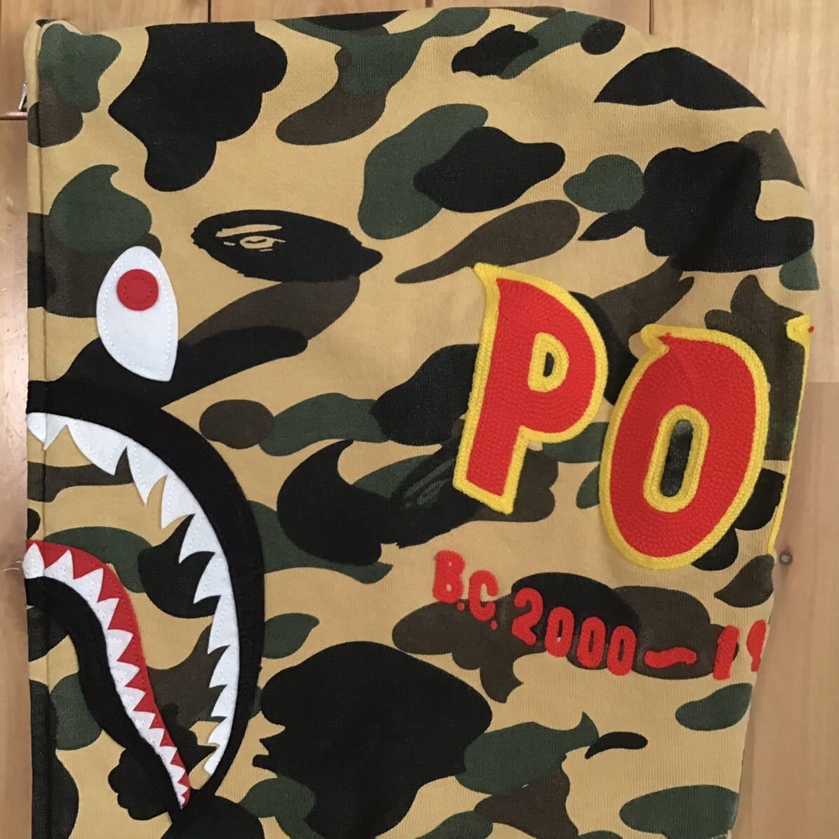 Bape BAPE 1st camo yellow shark full zip hoodie a bathing ape Size US XL / EU 56 / 4 - 5 Thumbnail