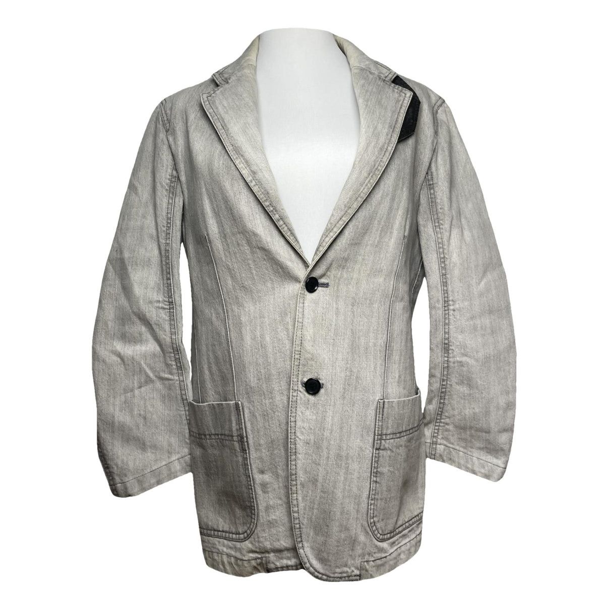 Ermenegildo Zegna Grey Cotton Coat Size M / US 6-8 / IT 42-44 - 1 Thumbnail
