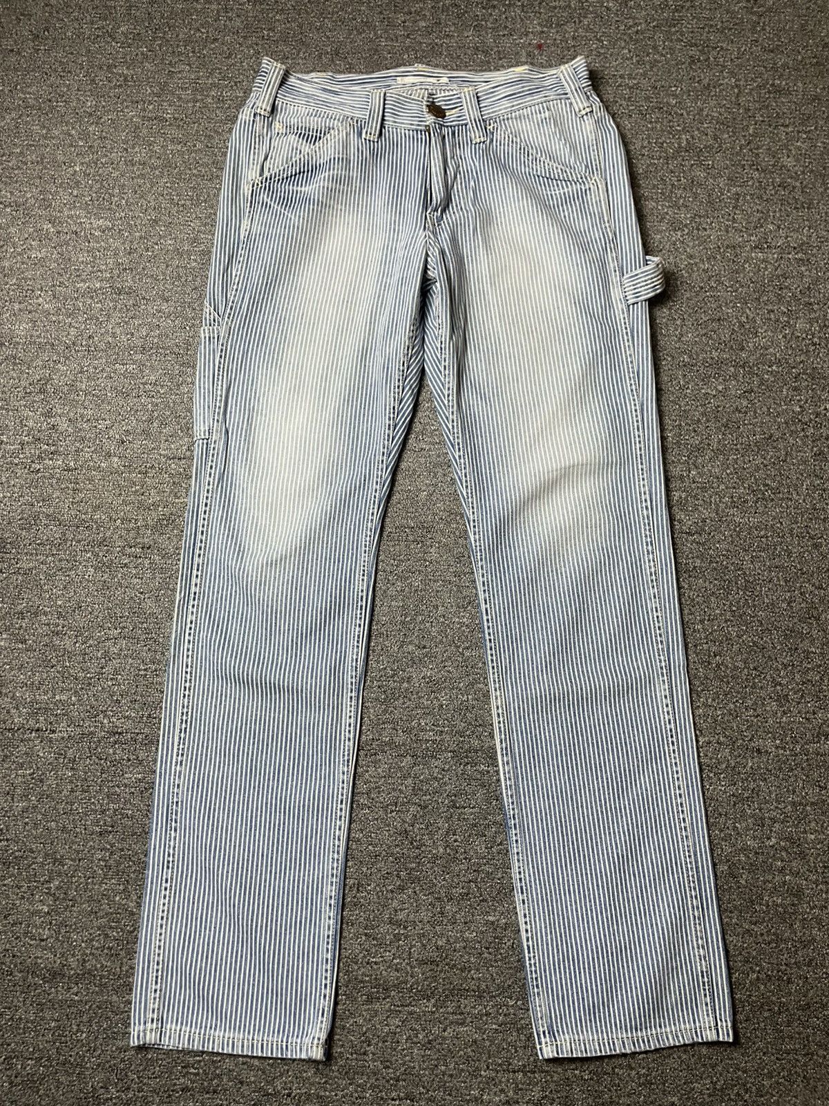 Japanese Brand × Vintage Earth Music & Ecology Striped Jeans (92) Size US 29 - 1 Thumbnail