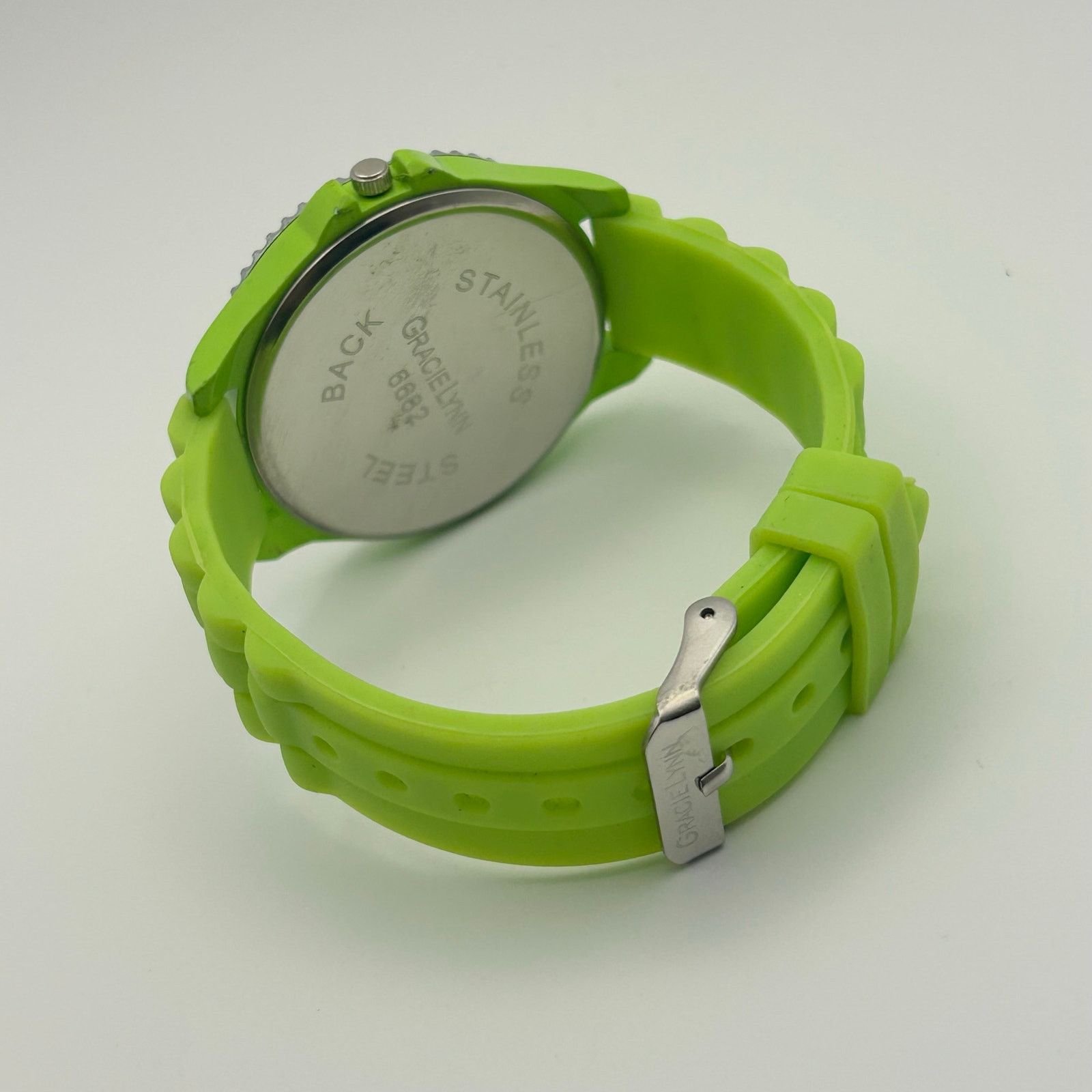 Other Gracie Lynn Green Silicon Band Women’s Fashion Watch Size ONE SIZE - 5 Thumbnail