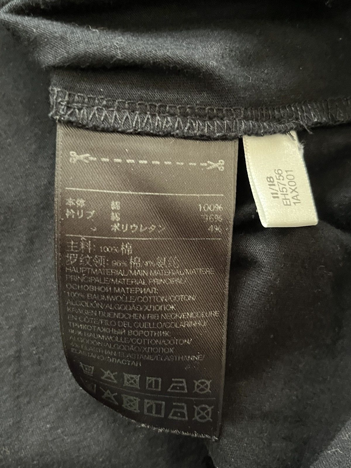 Y-3 × Yohji Yamamoto Embroidered Skull Yohji t-shirt Size US L / EU 52-54 / 3 - 5 Thumbnail
