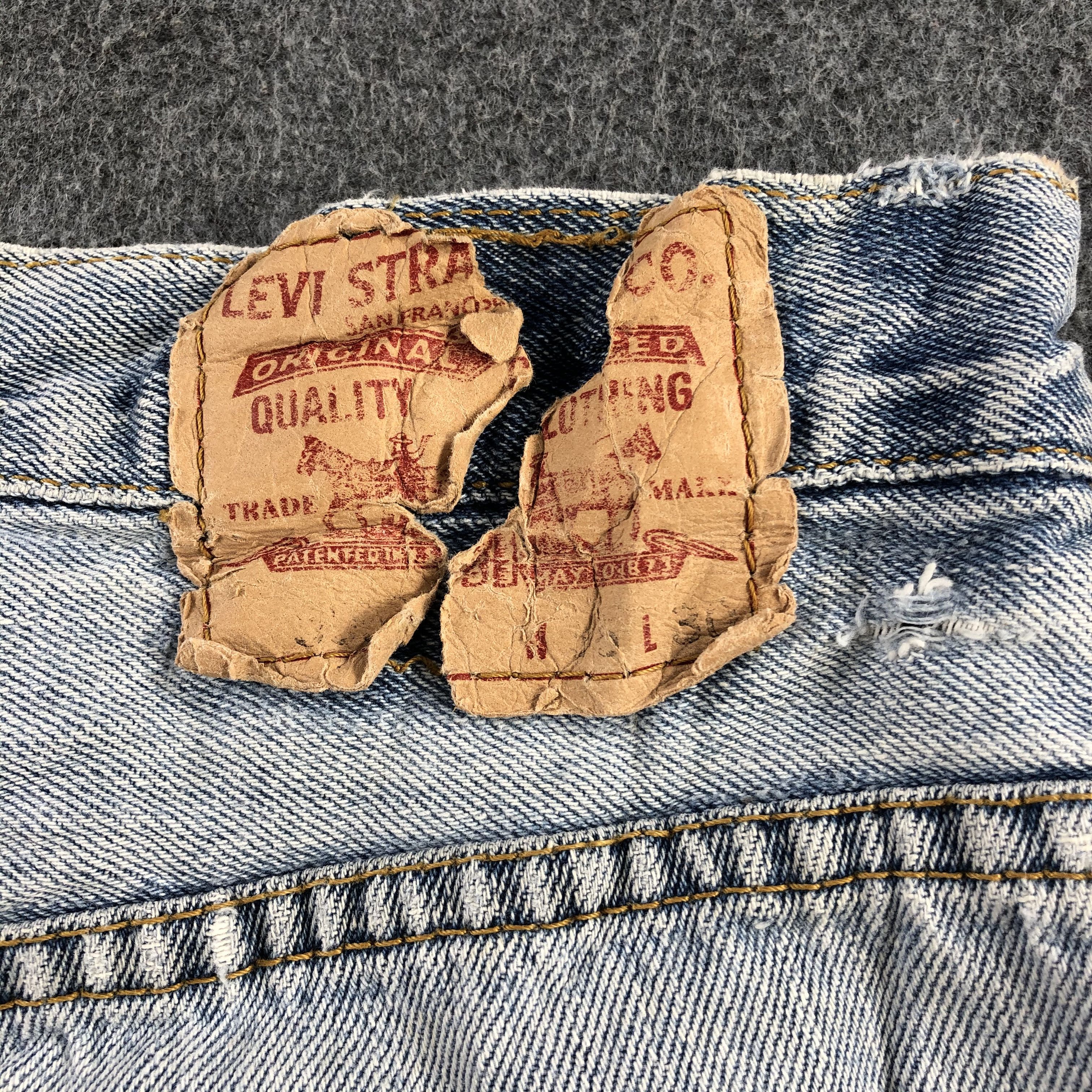 Levi's Vintage Light Wash Levis 505 Jeans-J2438 Size US 36 / EU 52 - 5 Thumbnail