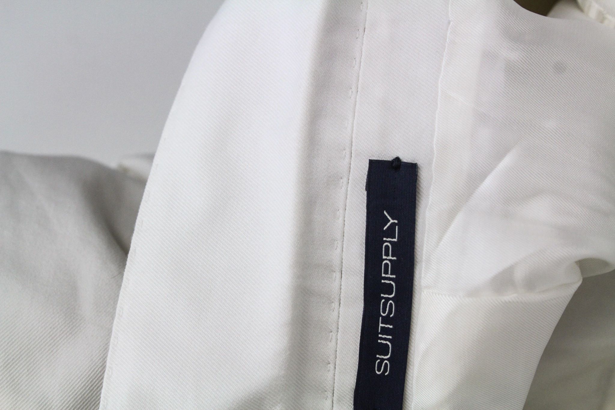 Suitsupply LA SPALLA UK34S Off-White Cotton Double-Breasted 72171 Size 34S - 11 Thumbnail