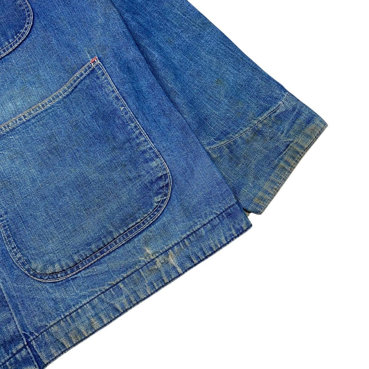Vintage Vintage 70s American Sanforized Coverall Denim Chore Jacket Size US M / EU 48-50 / 2 - 8 Thumbnail