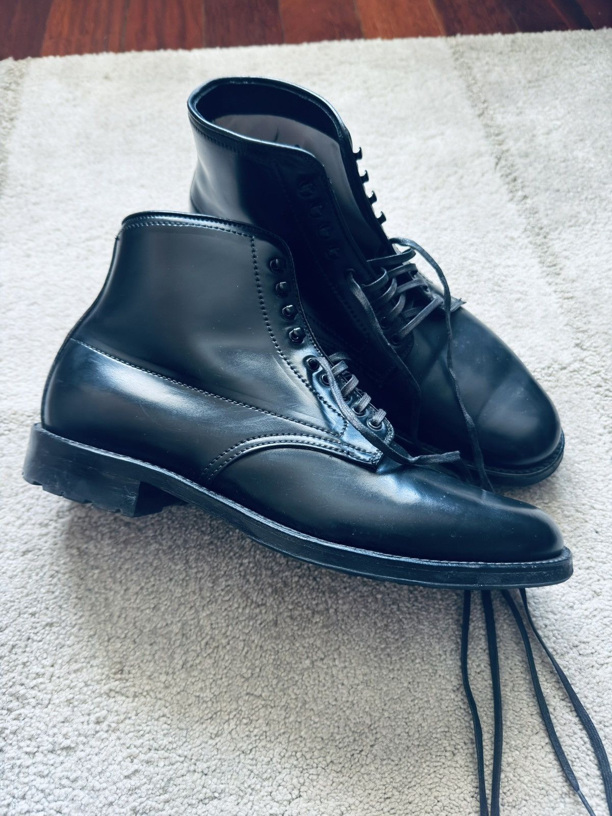 Alden Alden Black Shell Boots Size US 9 / EU 42 - 1 Thumbnail