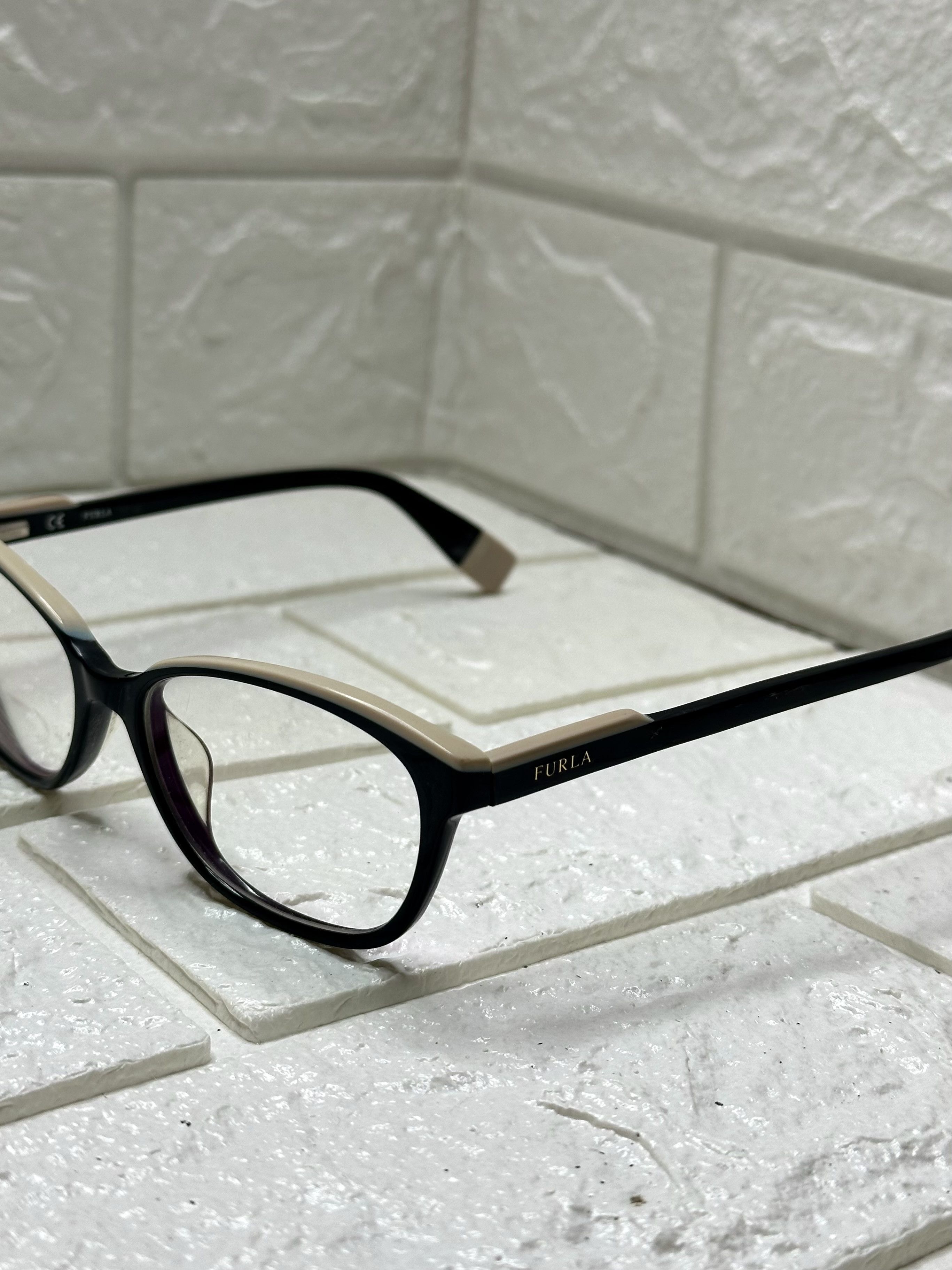 Furla Furla Jasmine Cateye Two Tone Slim Glasses Size ONE SIZE - 4 Thumbnail
