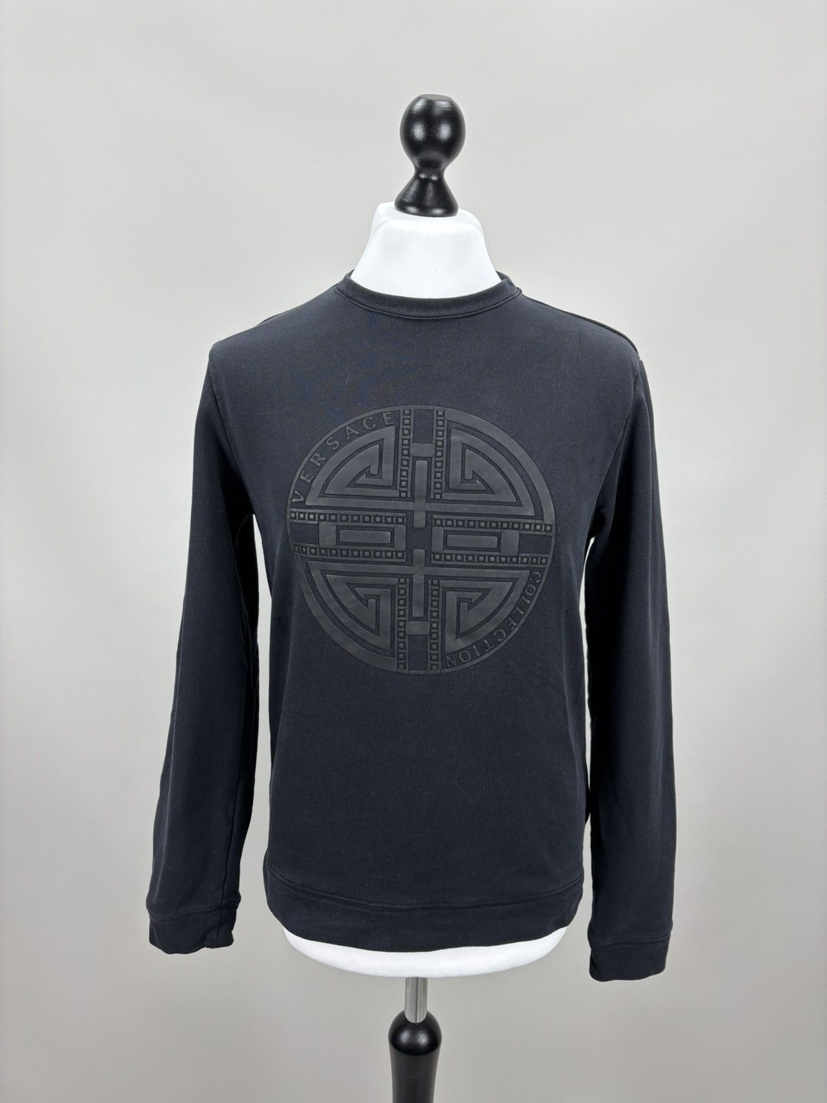 Designer × Versace Mens sweatshirt Versace Collection Size S Color Black Size US S / EU 44-46 / 1 - 2 Thumbnail