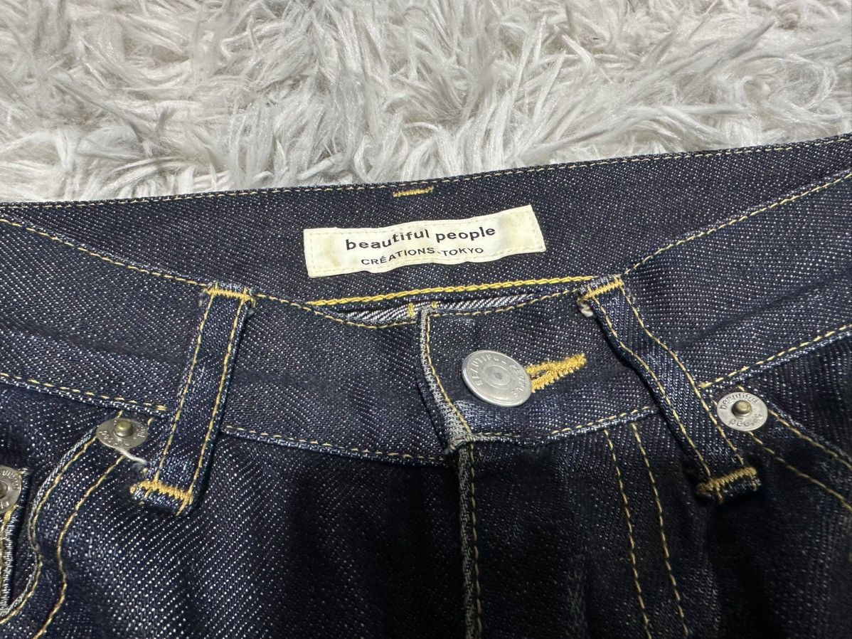 Japanese Brand 🔥Rare Beautiful People Selvedge Denim Extra Long Size US 26 / EU 42 - 12 Thumbnail