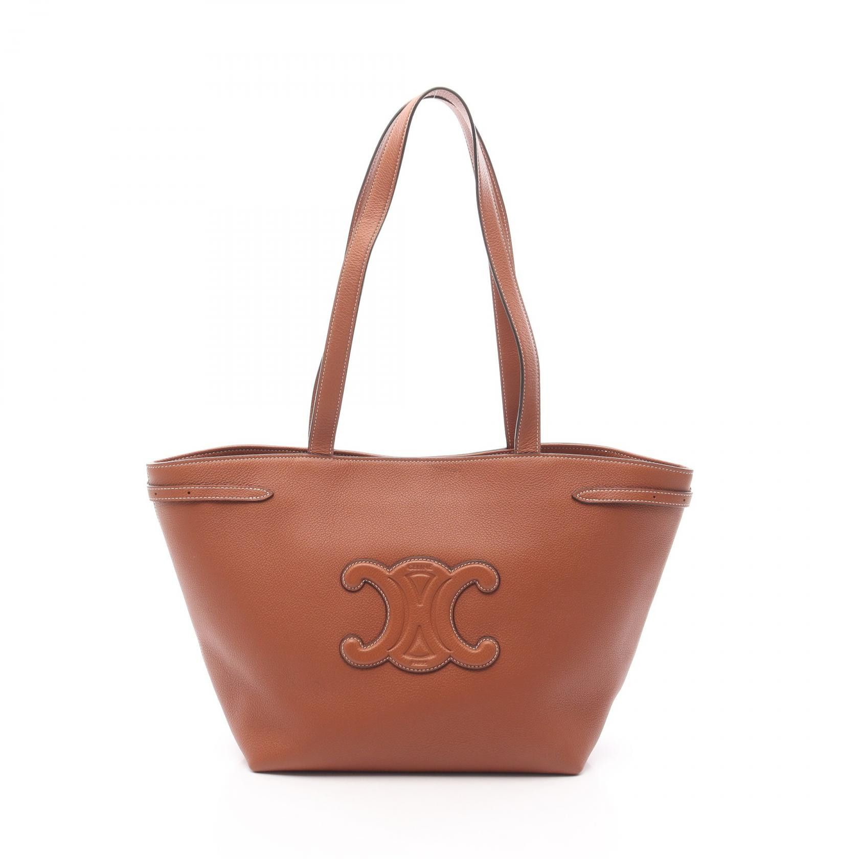 Celine Celine Celine Small Cabas Anais Cuir Triomphe Tote Bag Leather Leather Tote Bag 121753ENY.04LU Size ONE SIZE - 1 Thumbnail